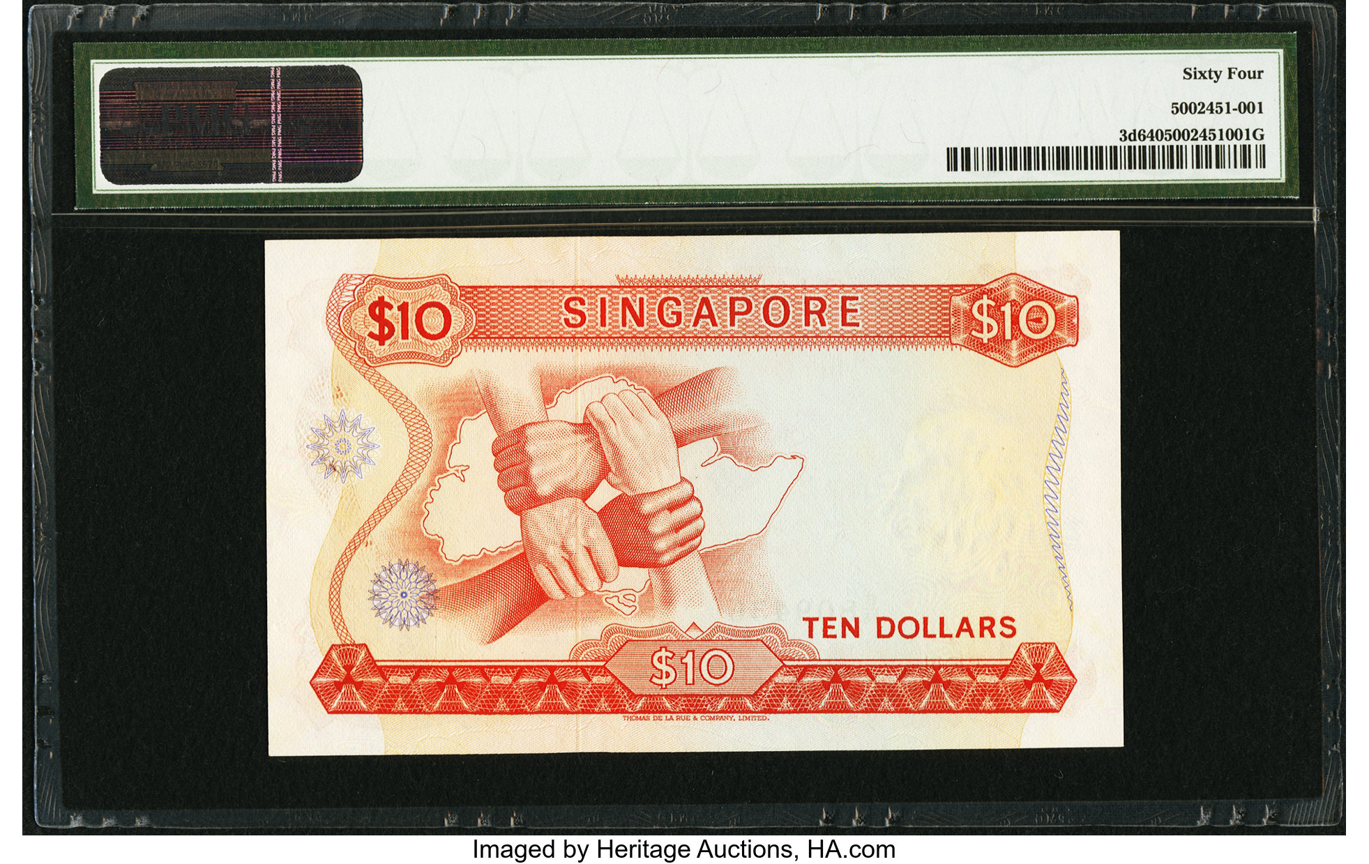 image for: Singapore  10 dollars (B103as)
