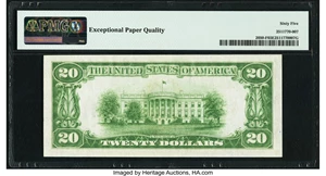 image for: Fr. 2050-F $20 1928 Federal Reserve Note. PMG Gem Uncirculated 65 EPQ....