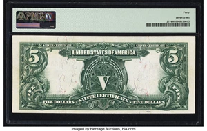 image for: Fr. 271 $5 1899 Silver Certificate PMG Extremely Fine 40....