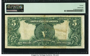 image for: Fr. 271 $5 1899 Silver Certificate PMG Very Fine 20....