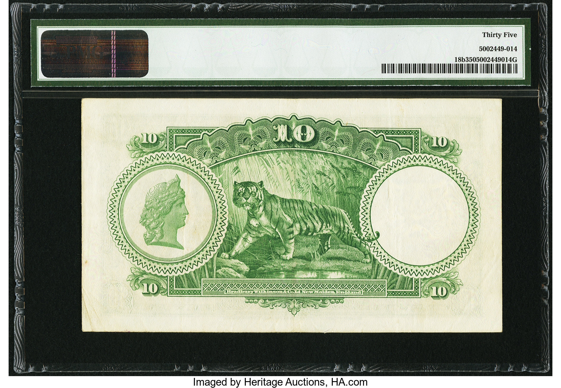 image for: Straits Settlements  10 dollars(B123t)