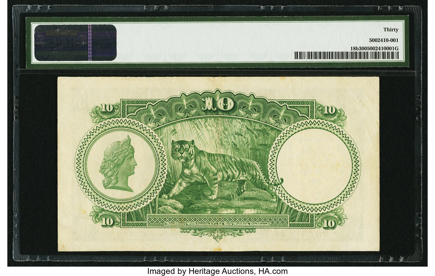 image for: Straits Settlements  10 dollars(B123as)