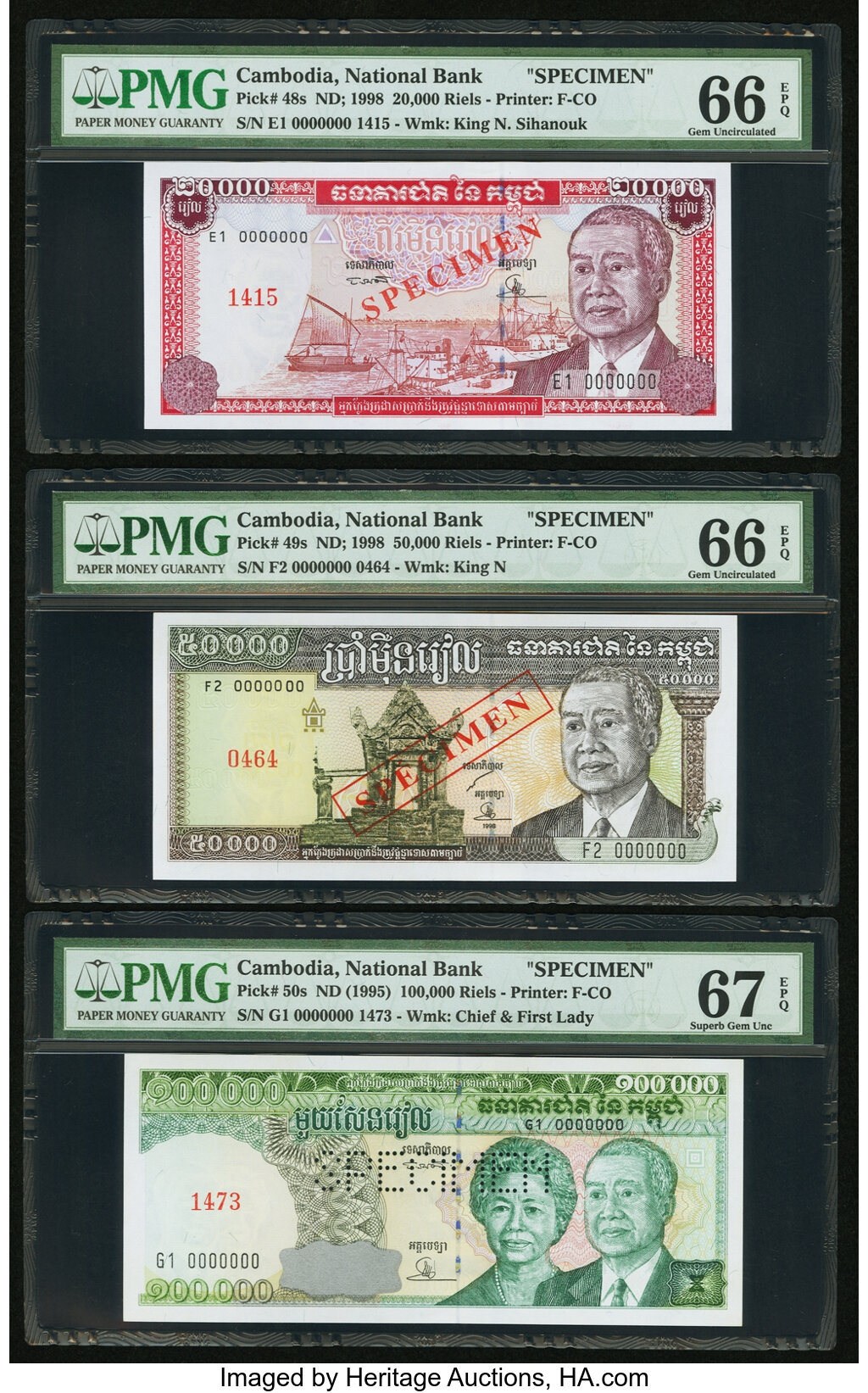 image for: Cambodia  10,000 ??? (riels) (B410cs)
