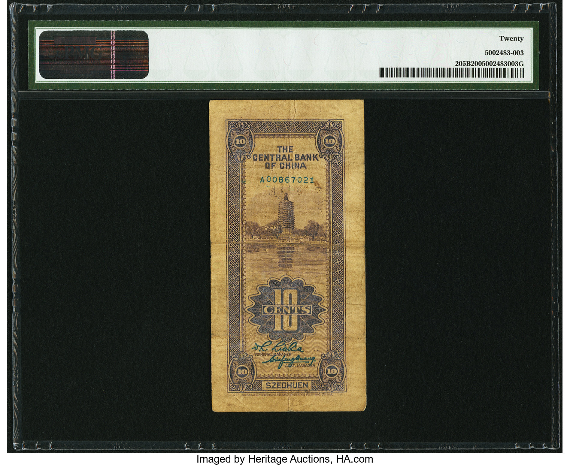 image for: China National Banks  ?? (1 jiao) on 20 coppers(B3061ap)