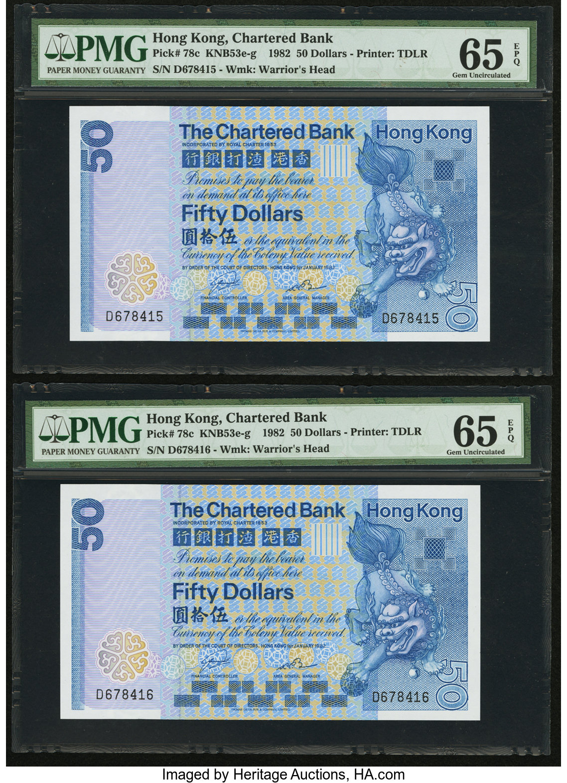image for: Hong Kong  50 dollars(B373as)