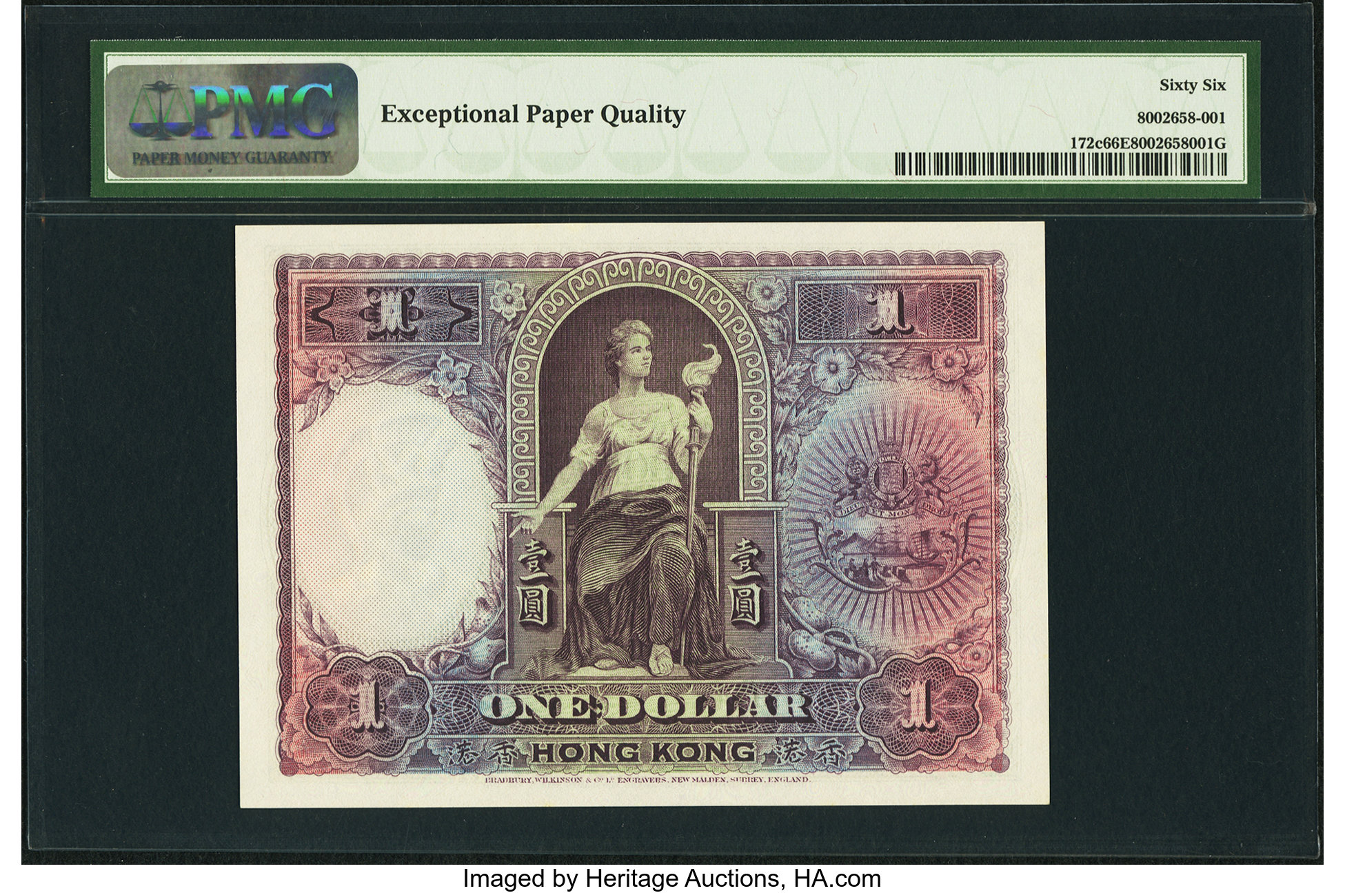 高級感 Hong Kong and Shanghai Banking Corporation 1 dollar B655b 事務机・学習机