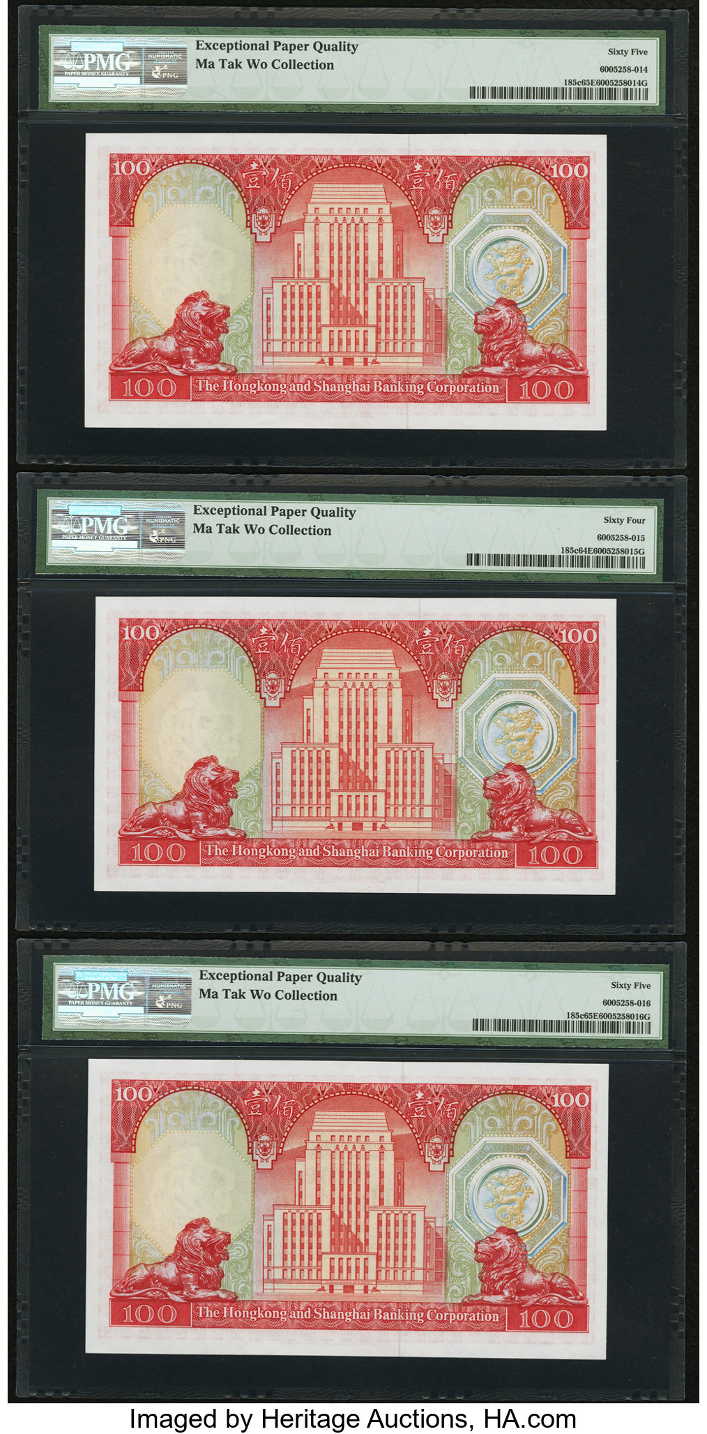 image for: Hong Kong  100 dollars (B667d)