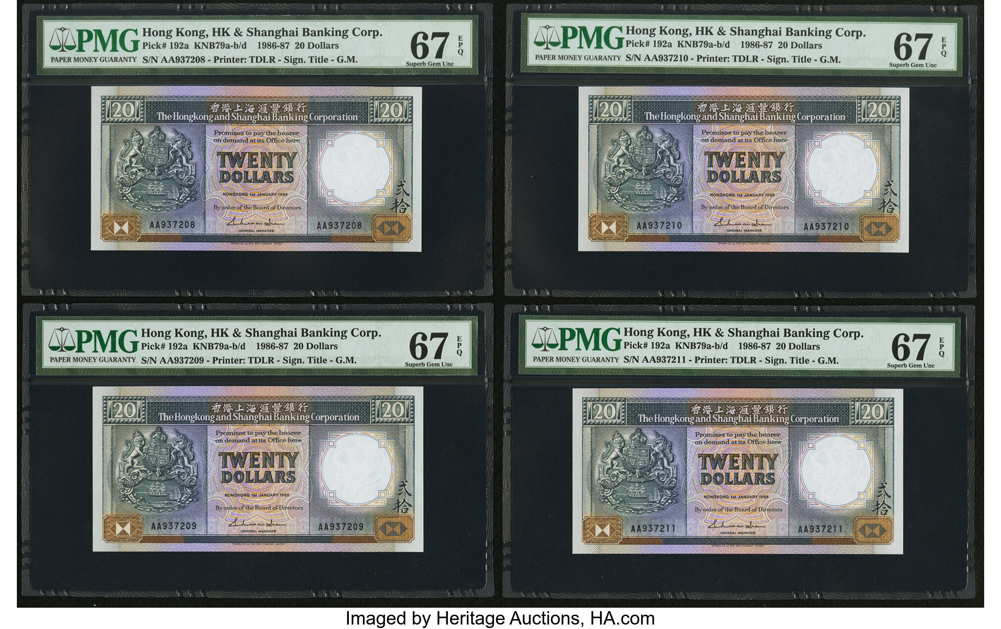 image for: Hong Kong  20 dollars (B673z)