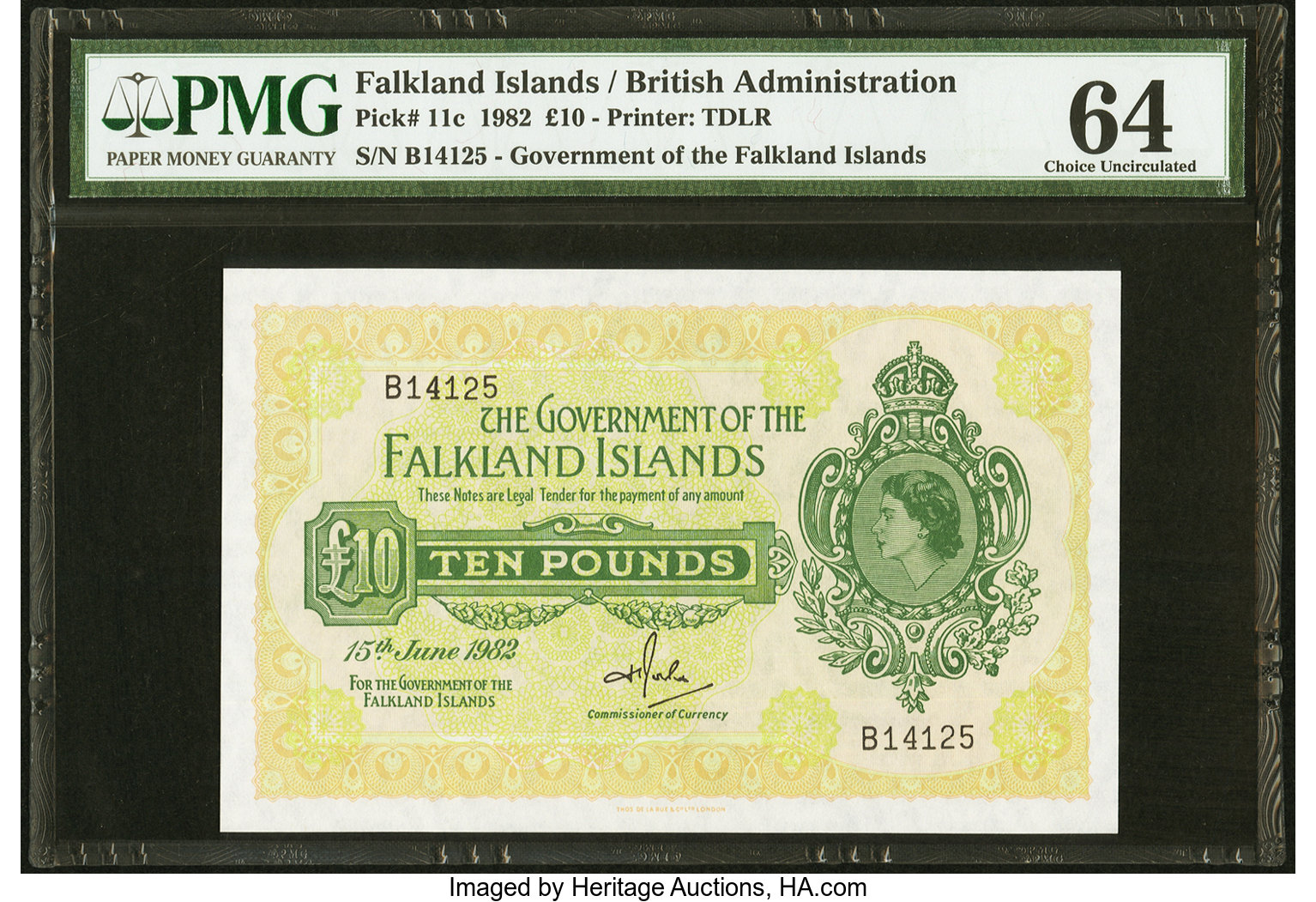 image for: Falkland Islands  10 pounds (B216cs2)