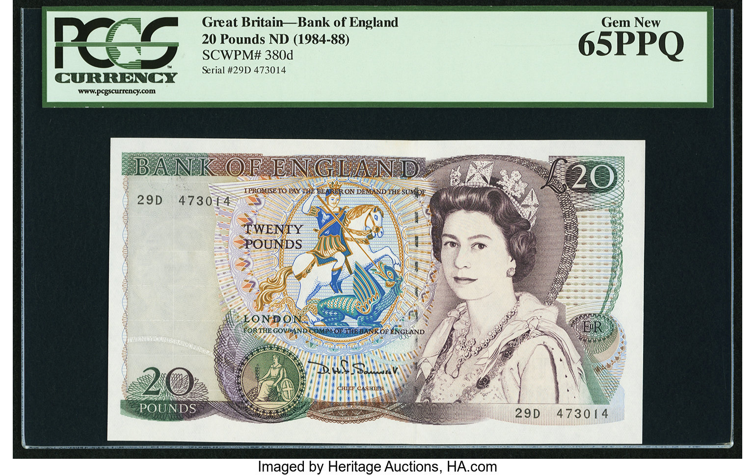 image for: United Kingdom  20 pounds (B187a)