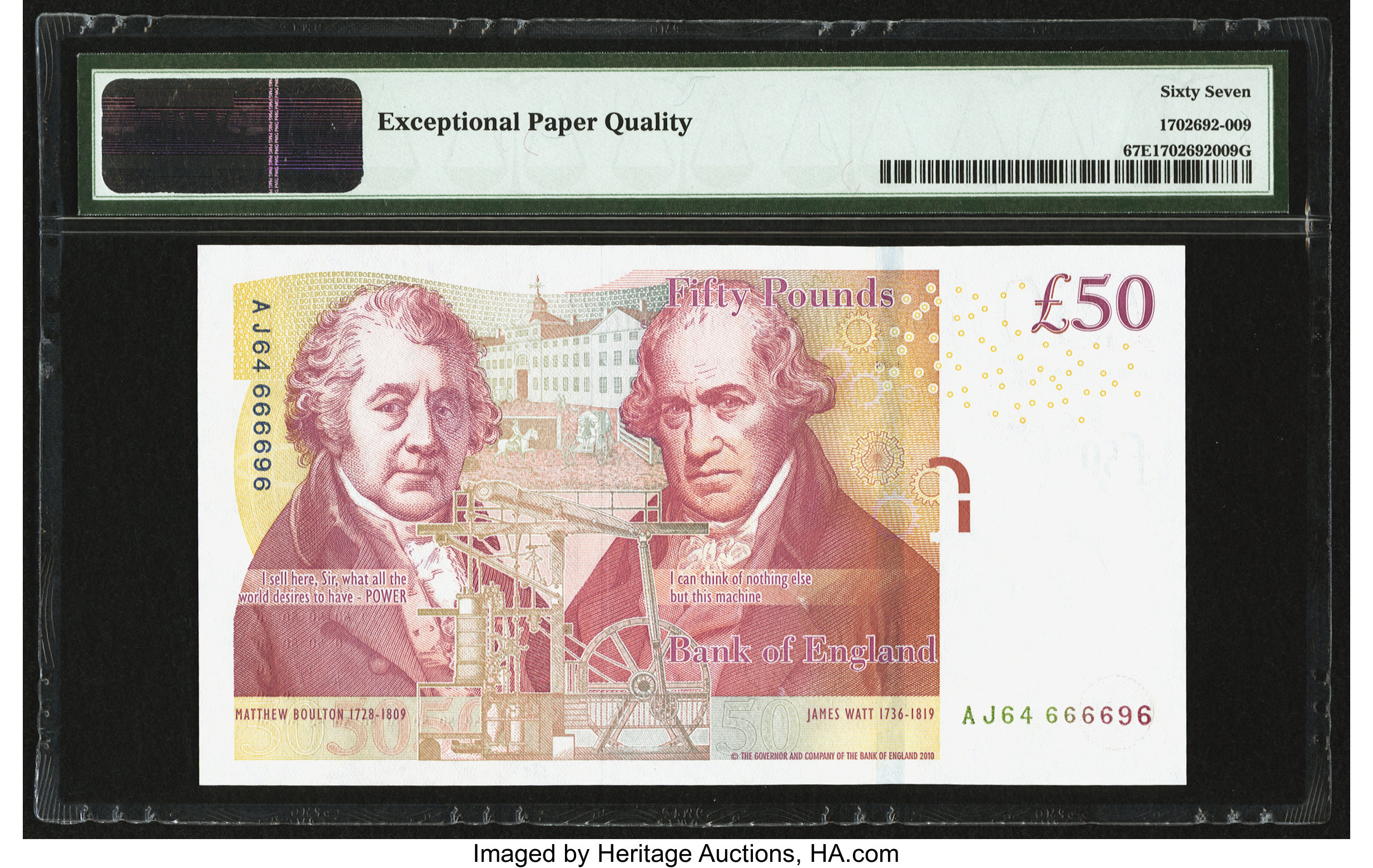 image for: United Kingdom  50 pounds (B202a)