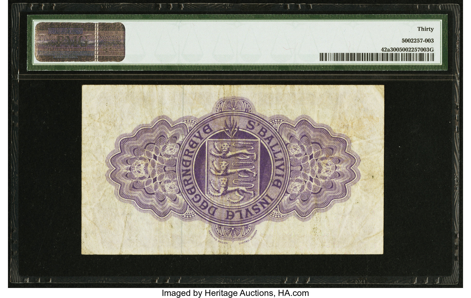 image for: Guernsey  10 shillings(B147i)