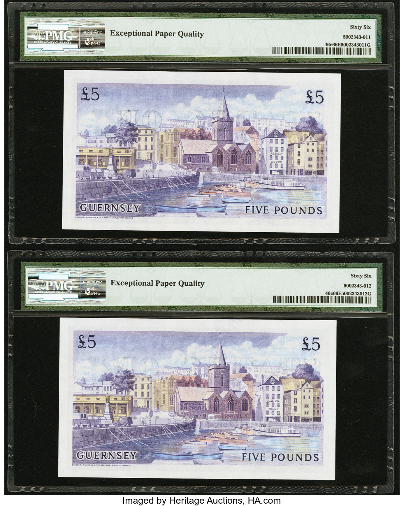 image for: Guernsey  5 pounds (B151b)