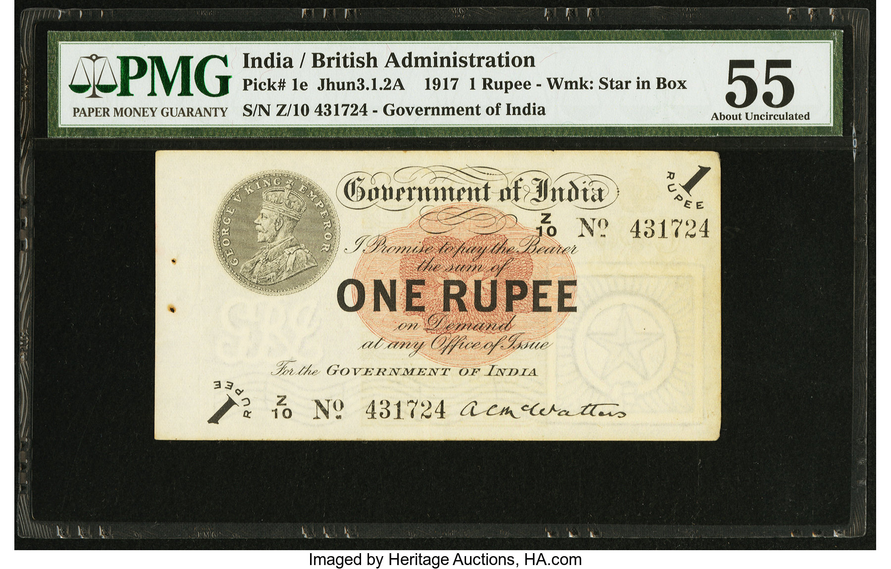 image for: India  1 rupee (B135a7)