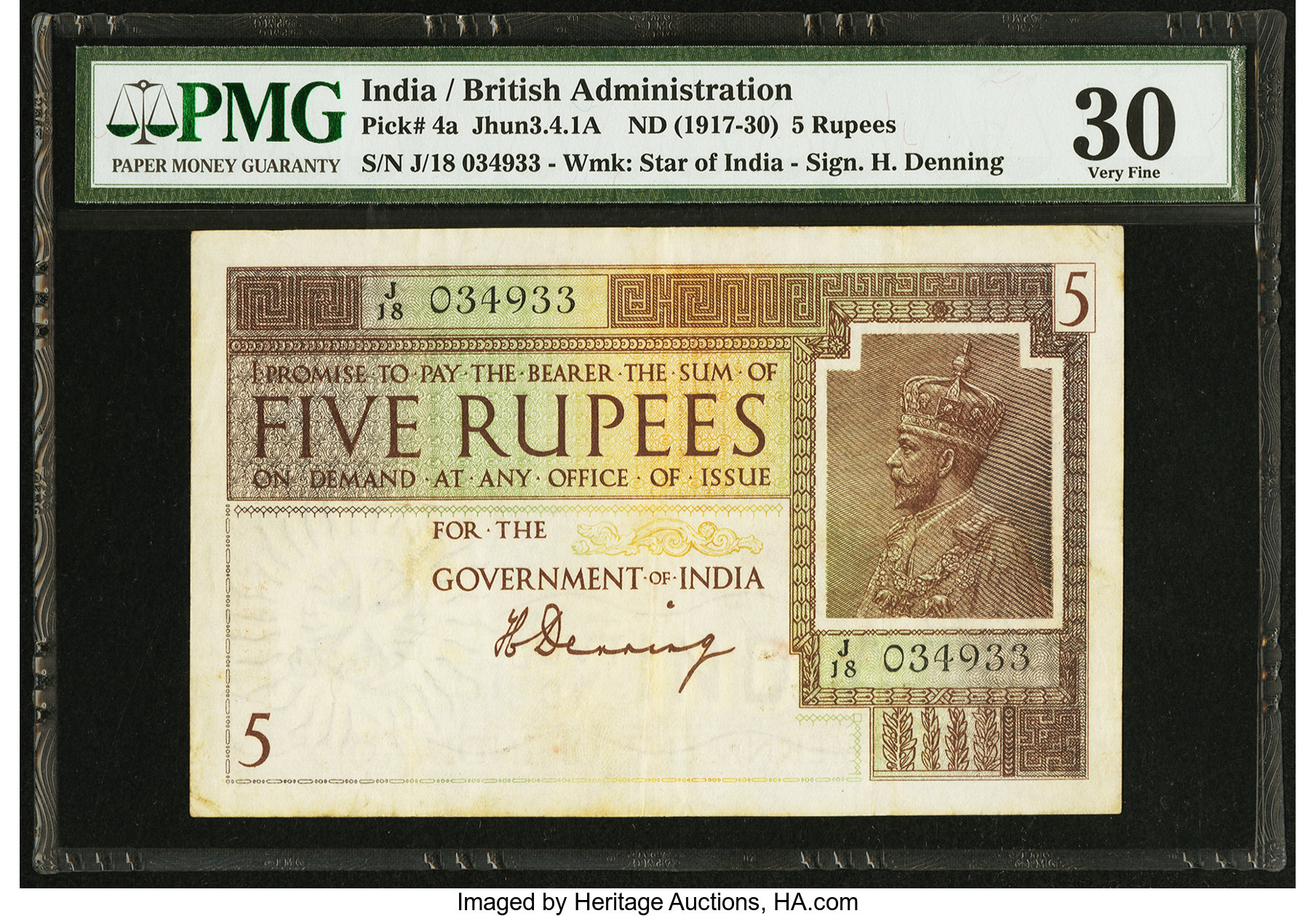 image for: India  5 rupees (B138c)
