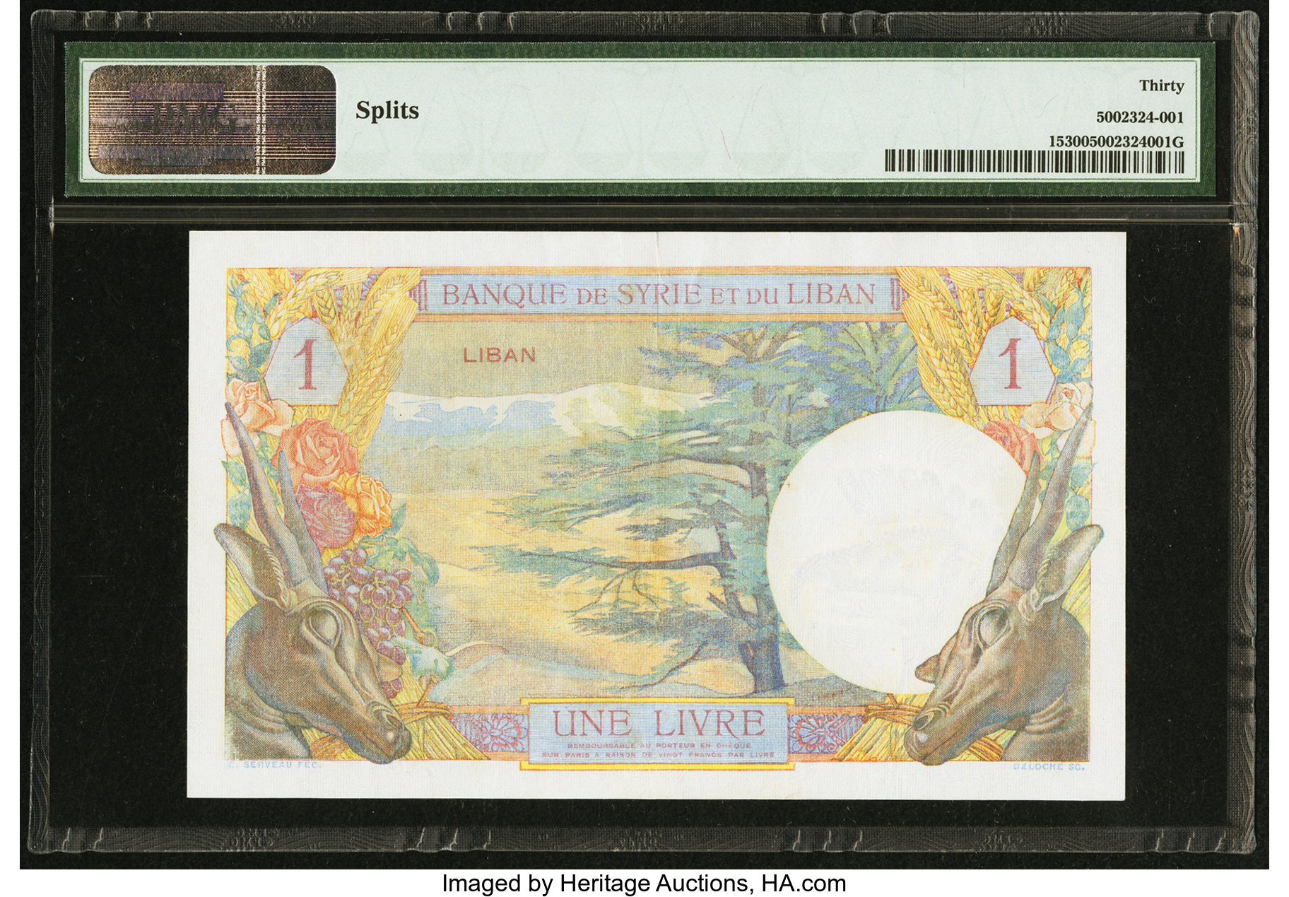 image for: Lebanon  1 livre (B201as1)