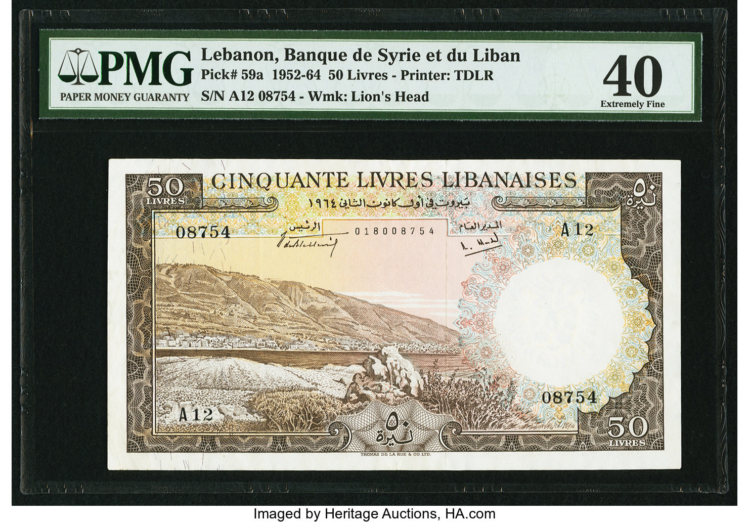image for: Lebanon  50 livres libanaises (Lebanese pounds) (B228bs)