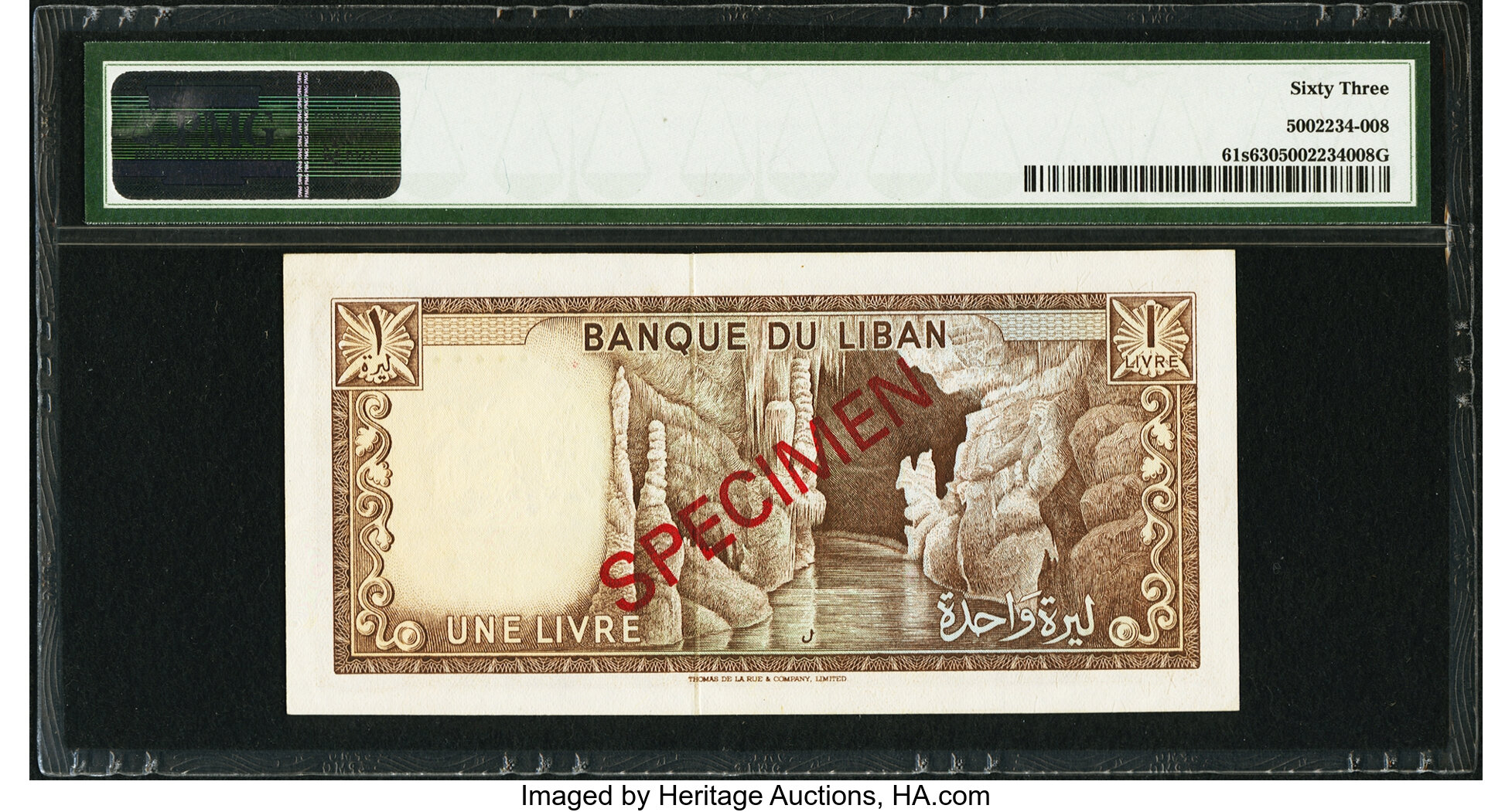 image for: Lebanon  1 livre (B501c)