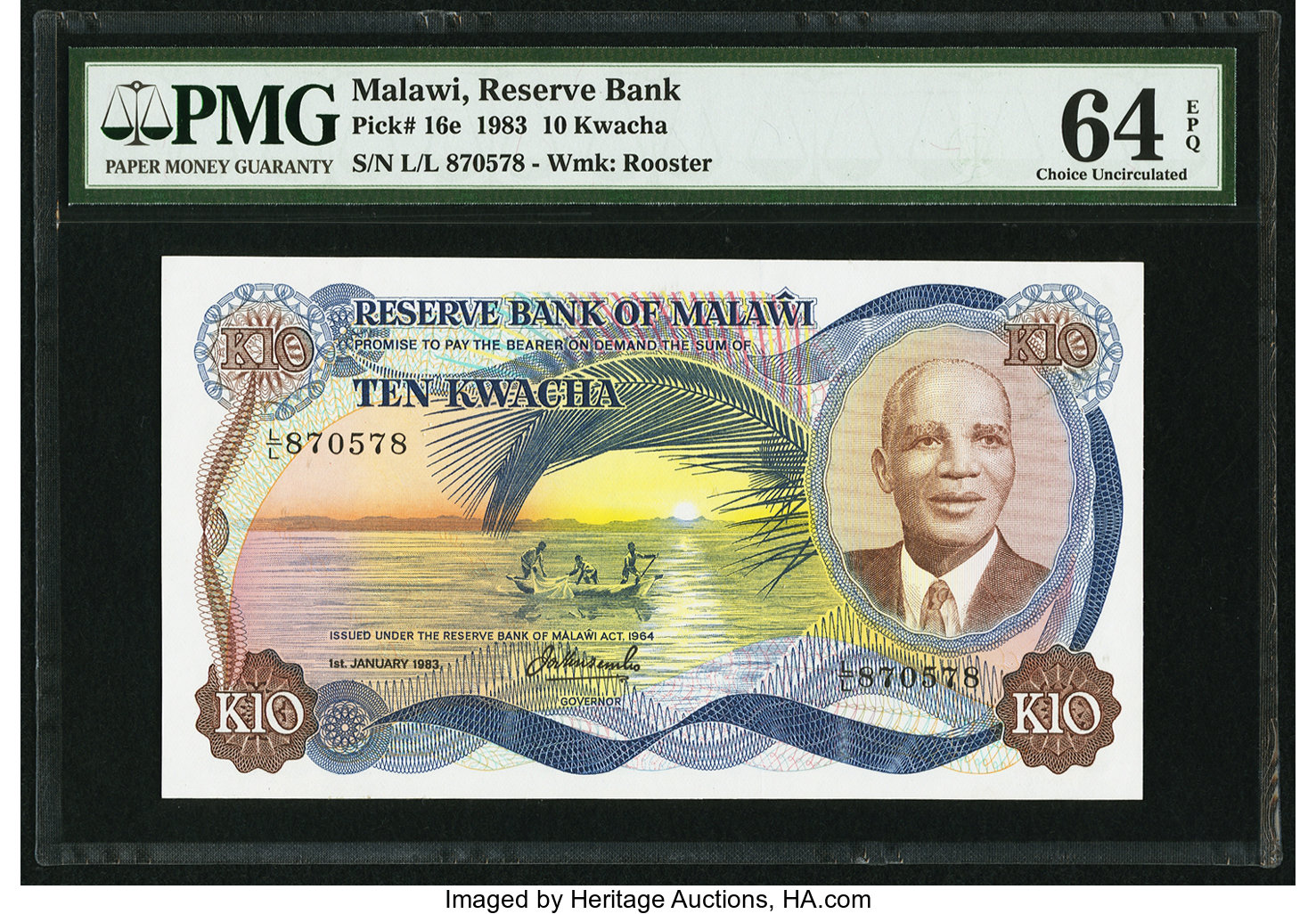 image for: Malawi  10 kwacha(B116f)
