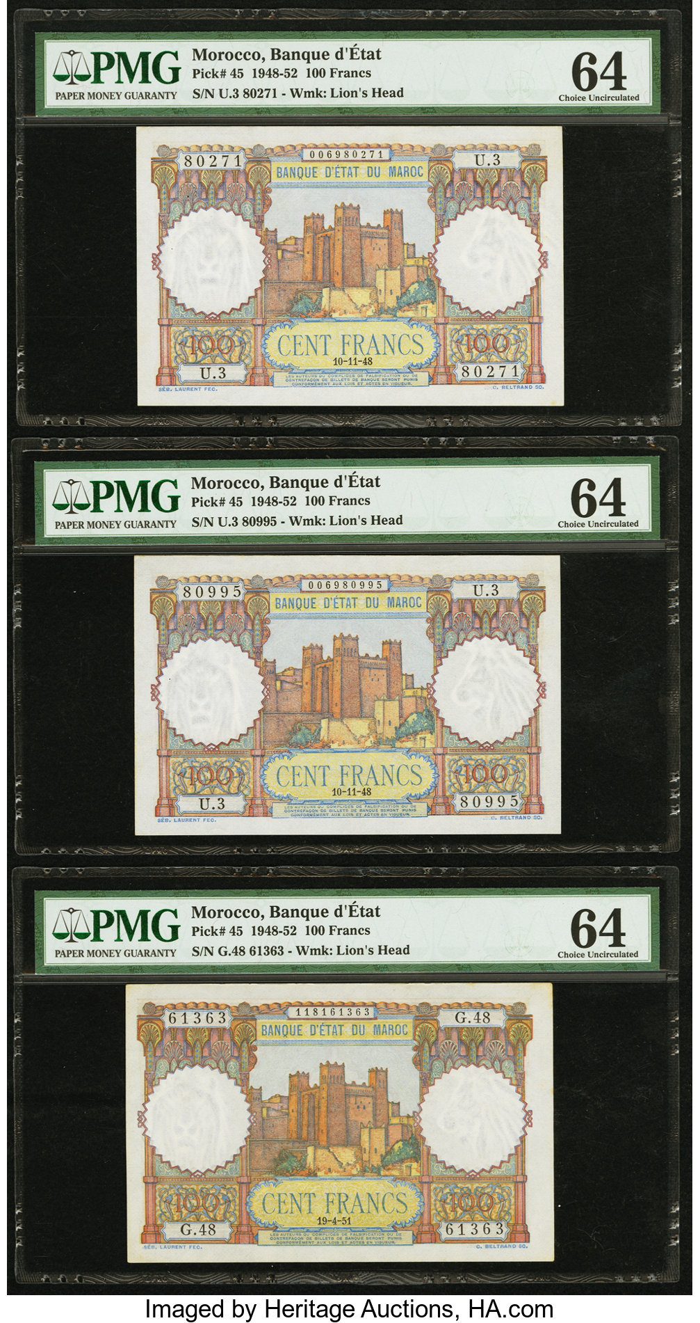 image for: Morocco  500 francs(B228as)