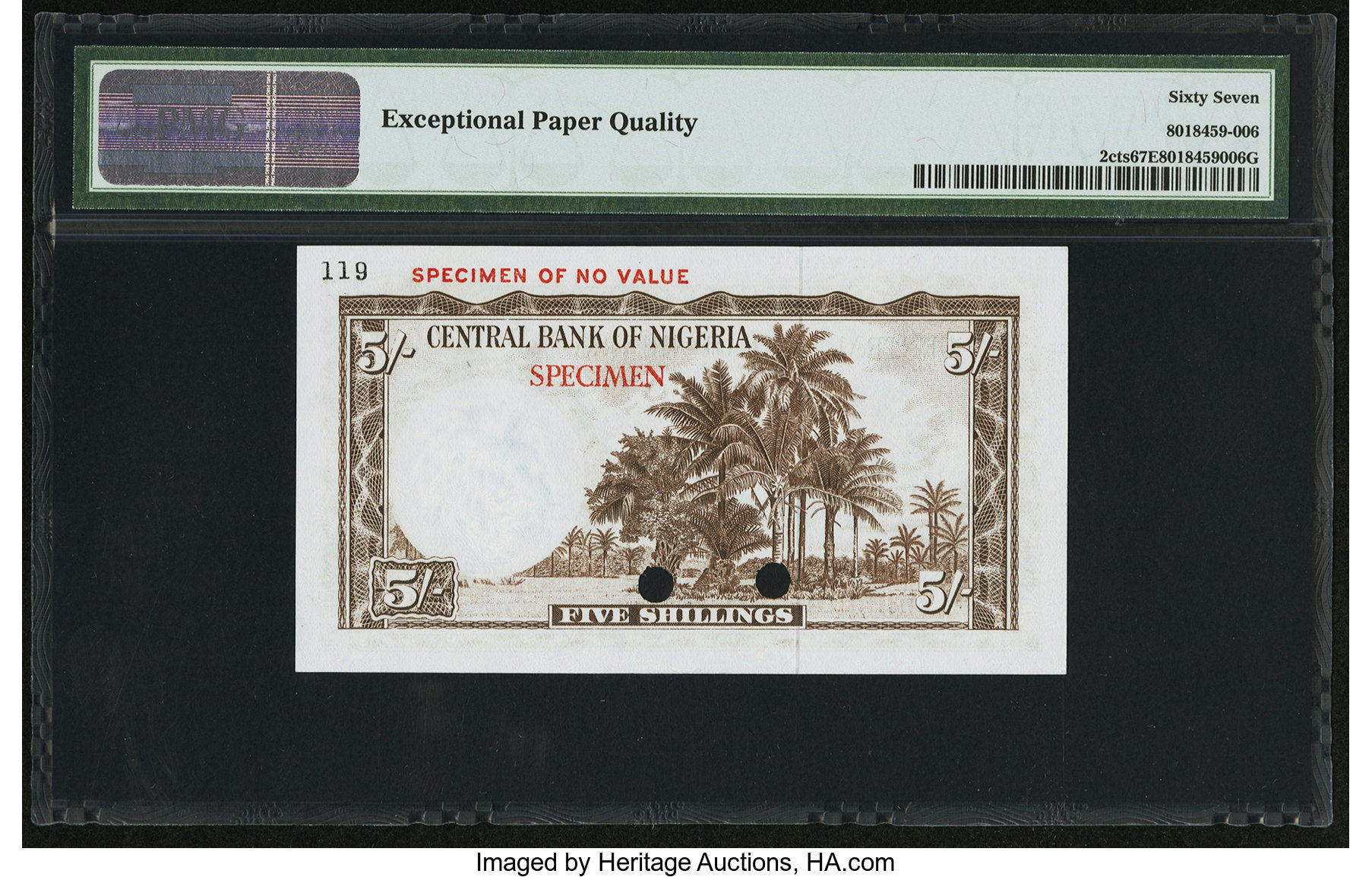 image for: Nigeria  5 shillings (B201as3)