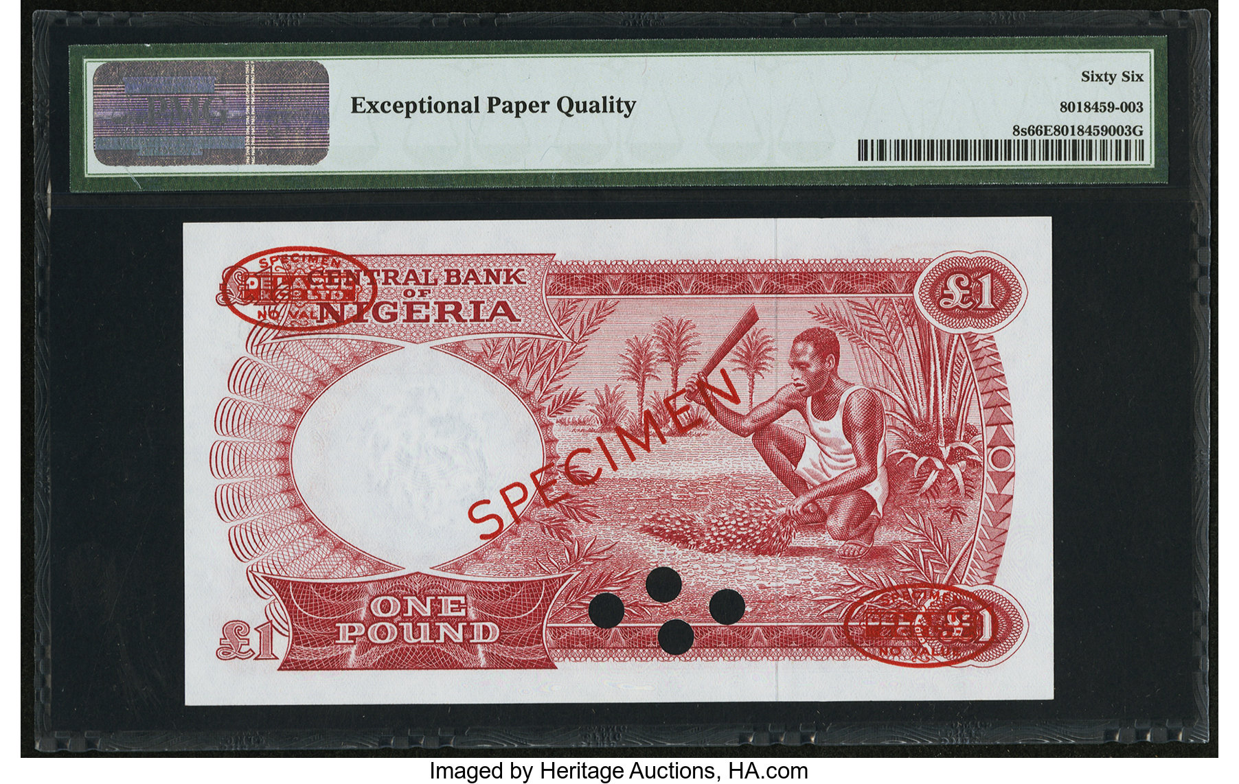 image for: Nigeria  1 pound (B207as2)