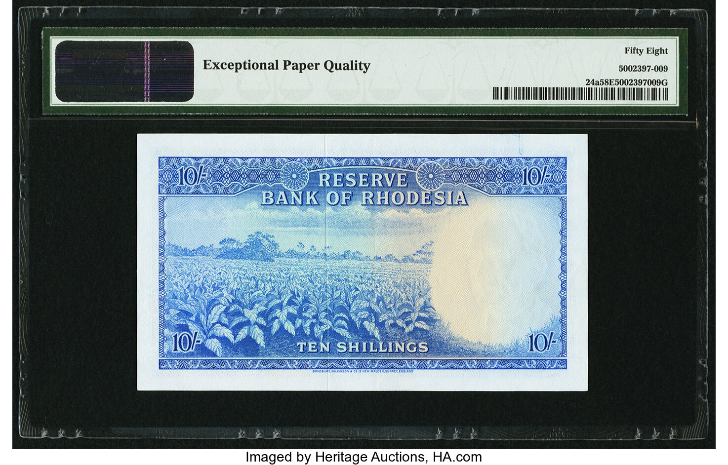 image for: Rhodesia  10 shillings(B101c)