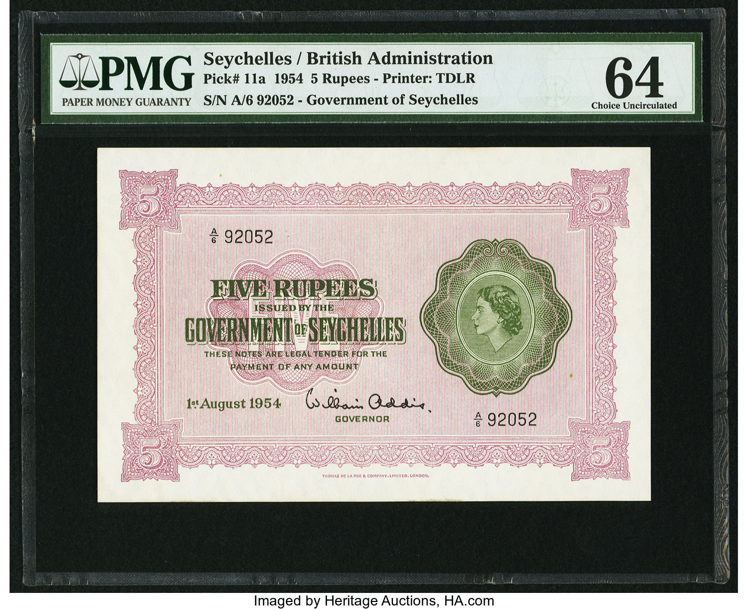 image for: Seychelles  5 rupees(B118as)