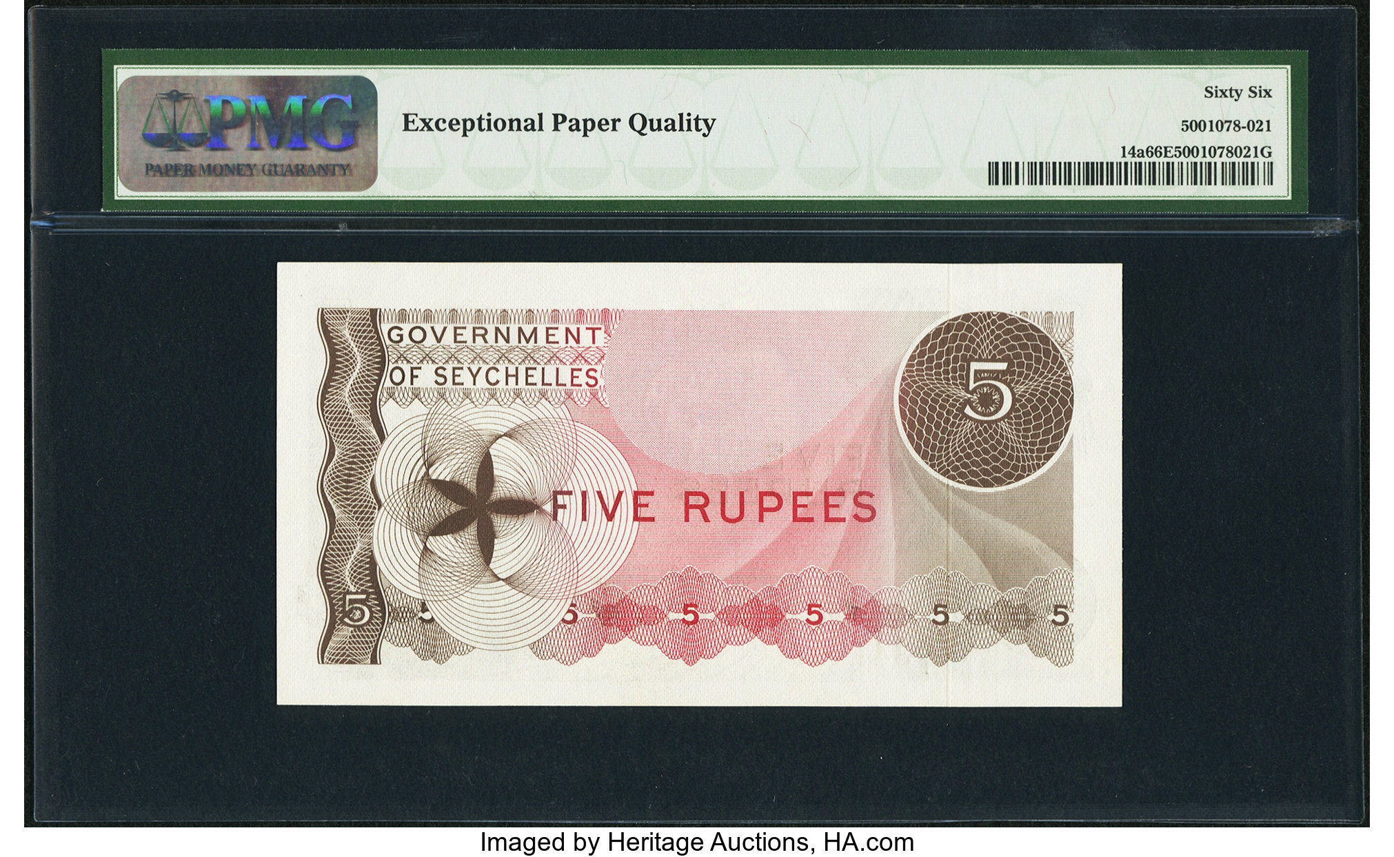 image for: Seychelles  5 rupees (B121at)