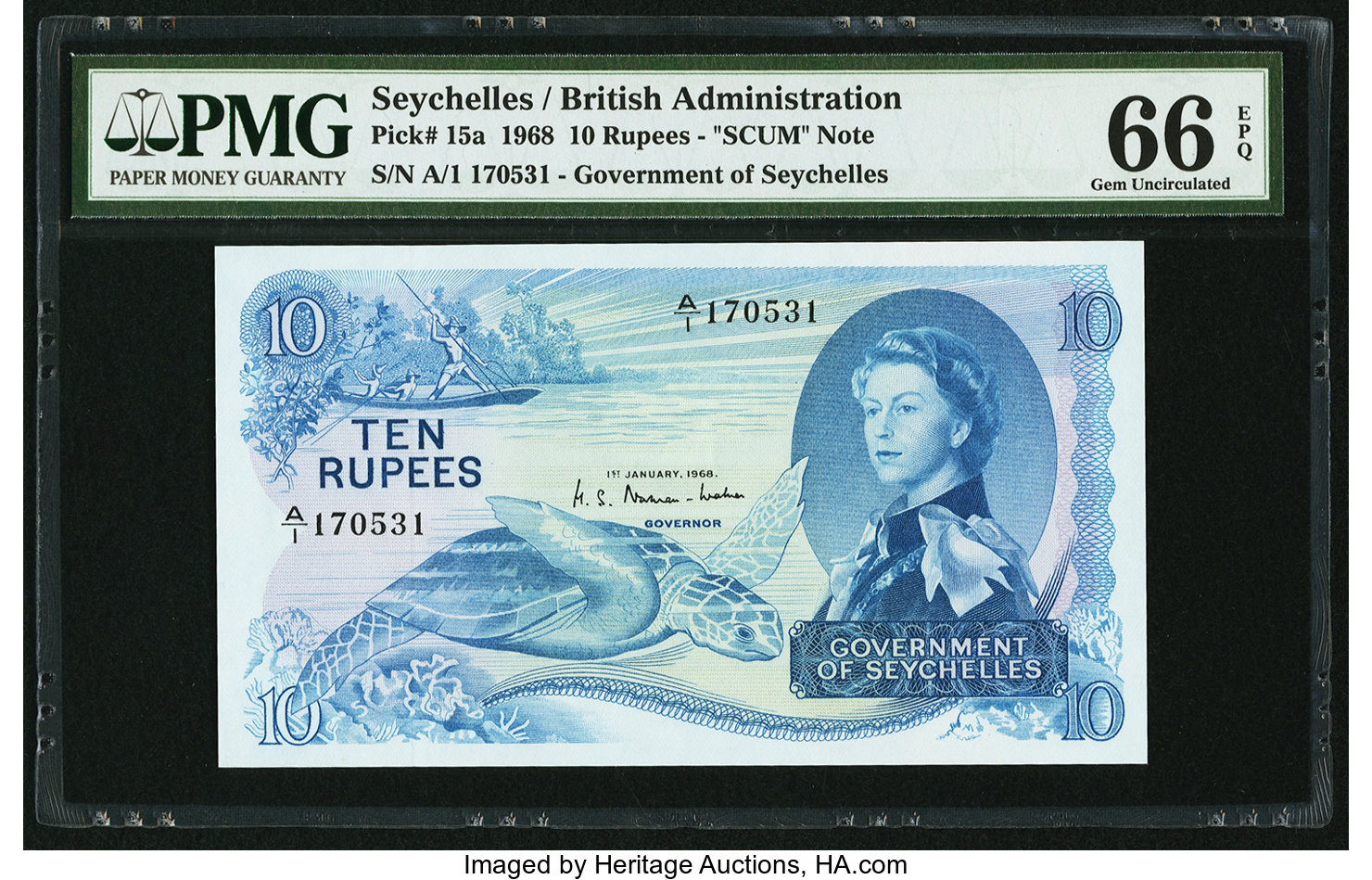 image for: Seychelles  10 rupees (B122a)