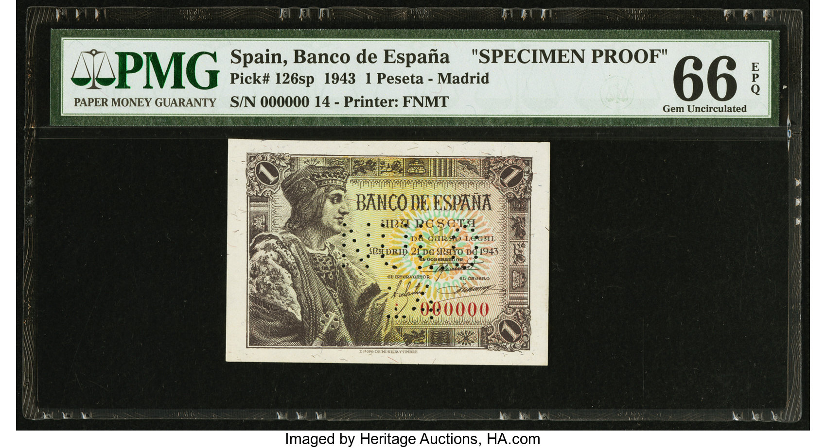 image for: Spain  1 peseta (B592a)