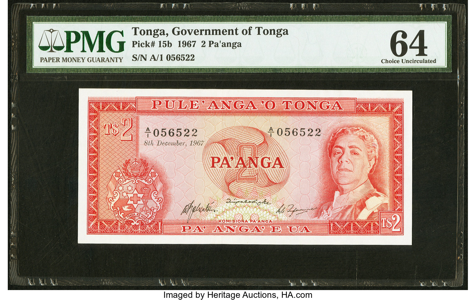image for: Tonga  2 pa?anga(B115a)