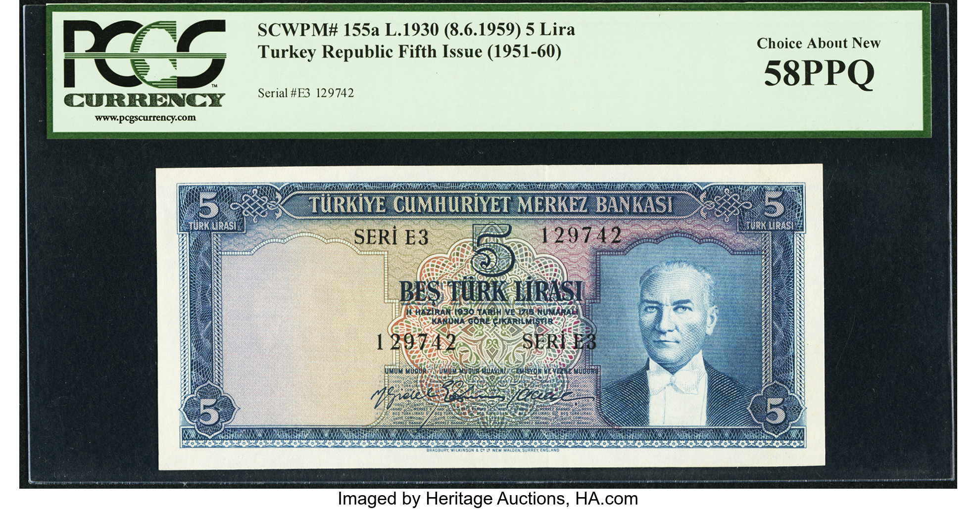 image for: Turkey  5 T?rk liras? (B236as)