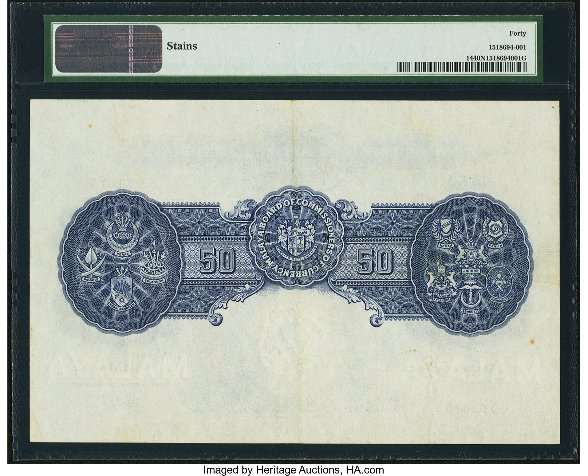 image for: Malaya  50 dollars(B115as)