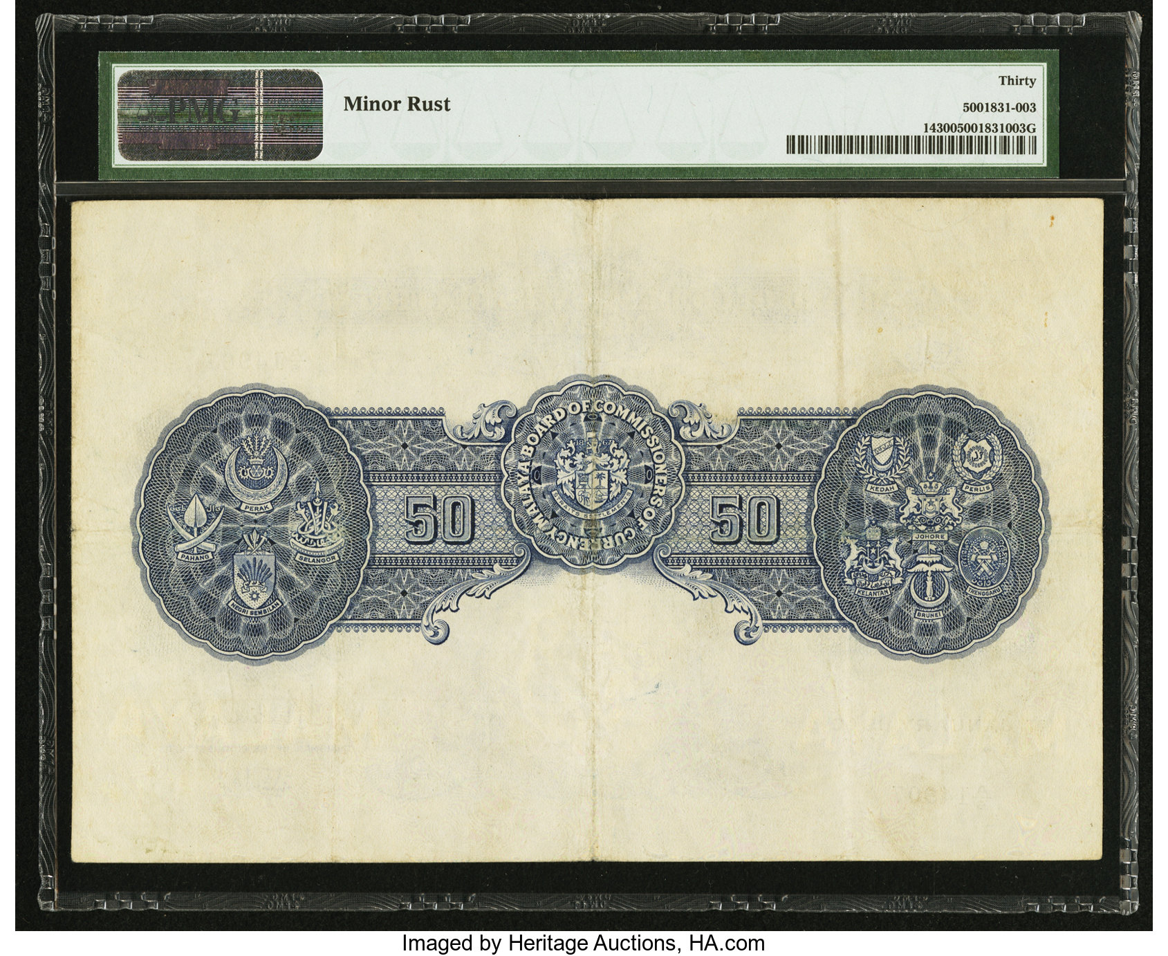 image for: Malaya  50 dollars(B115as)