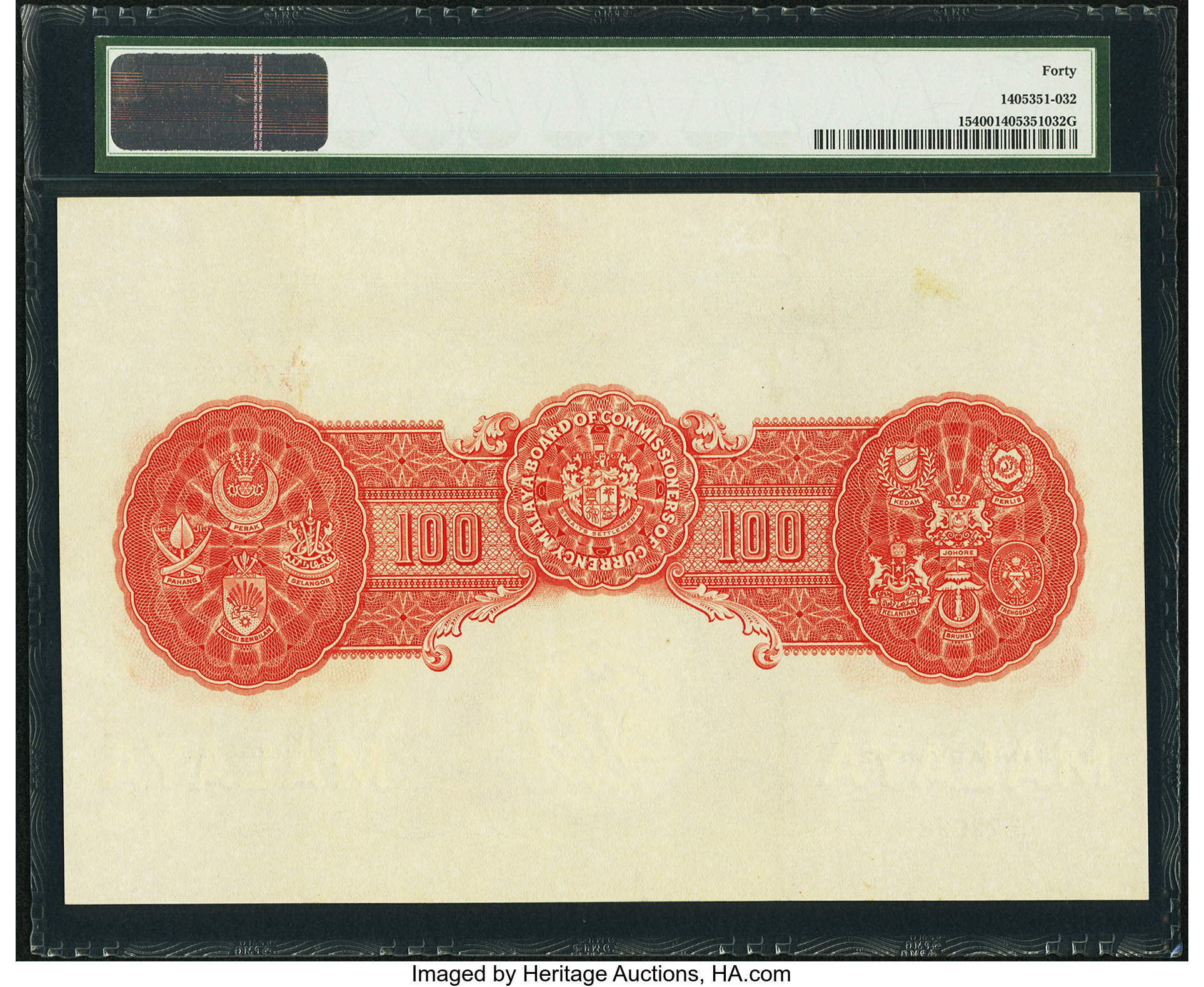 image for: Malaya  100 dollars(B116as)