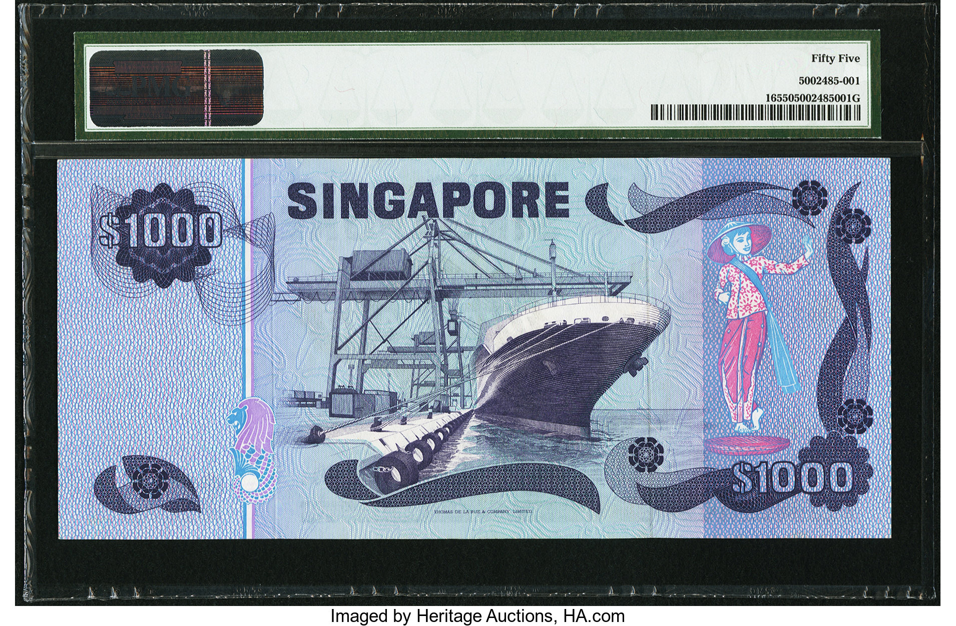 image for: Singapore  1,000 dollars (B117a)