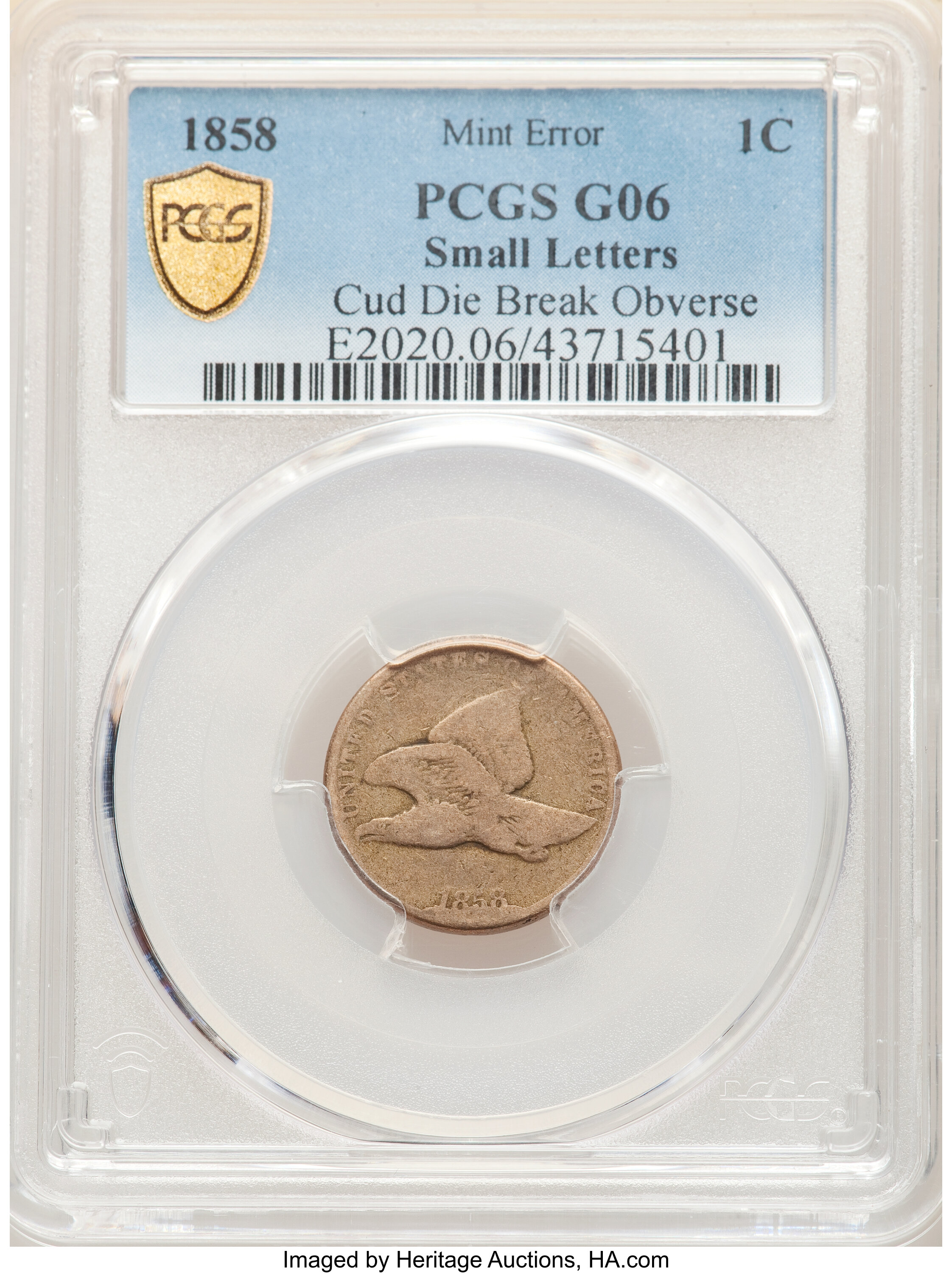 1858 1c Small Letters AG3 thumbnail 12