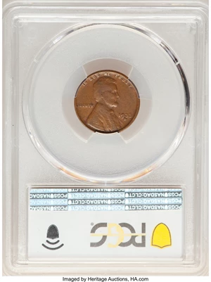 image for: 1933-D 1C Lincoln Cent -- Struck Through Reverse -- VG10 PCGS....