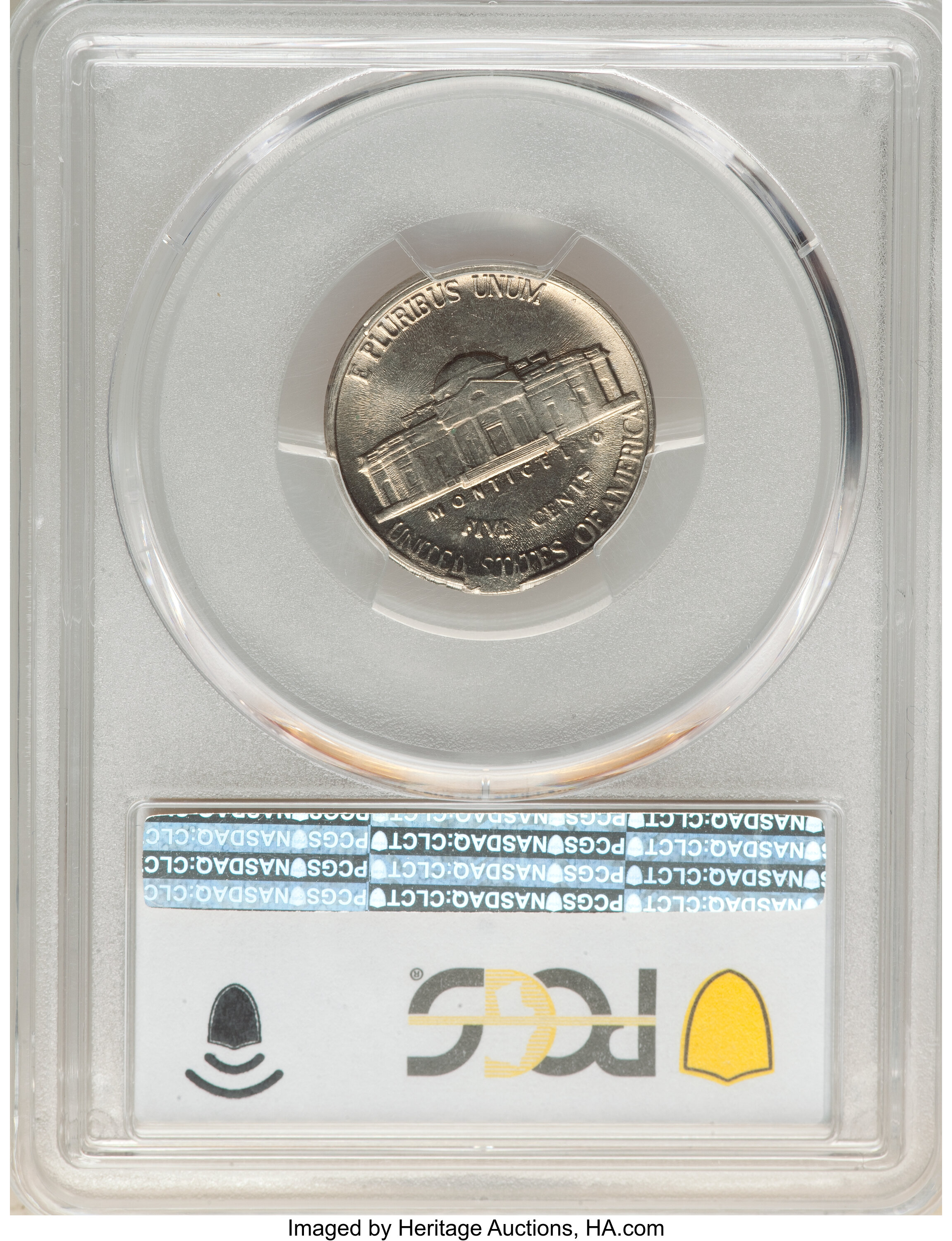 image for: 1989-P 5C Jefferson Nickel -- Collar Cud @9-12 O'Clock -- MS61 PCGS....