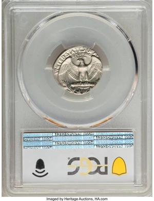 image for: 1971 25C Washington Quarter Dollar -- Struck on 10C Planchet -- AU58 PCGS....