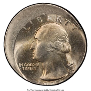 image for: 1978 25C Washington Quarter Dollar -- Struck 20% Off Center -- MS66 PCGS....