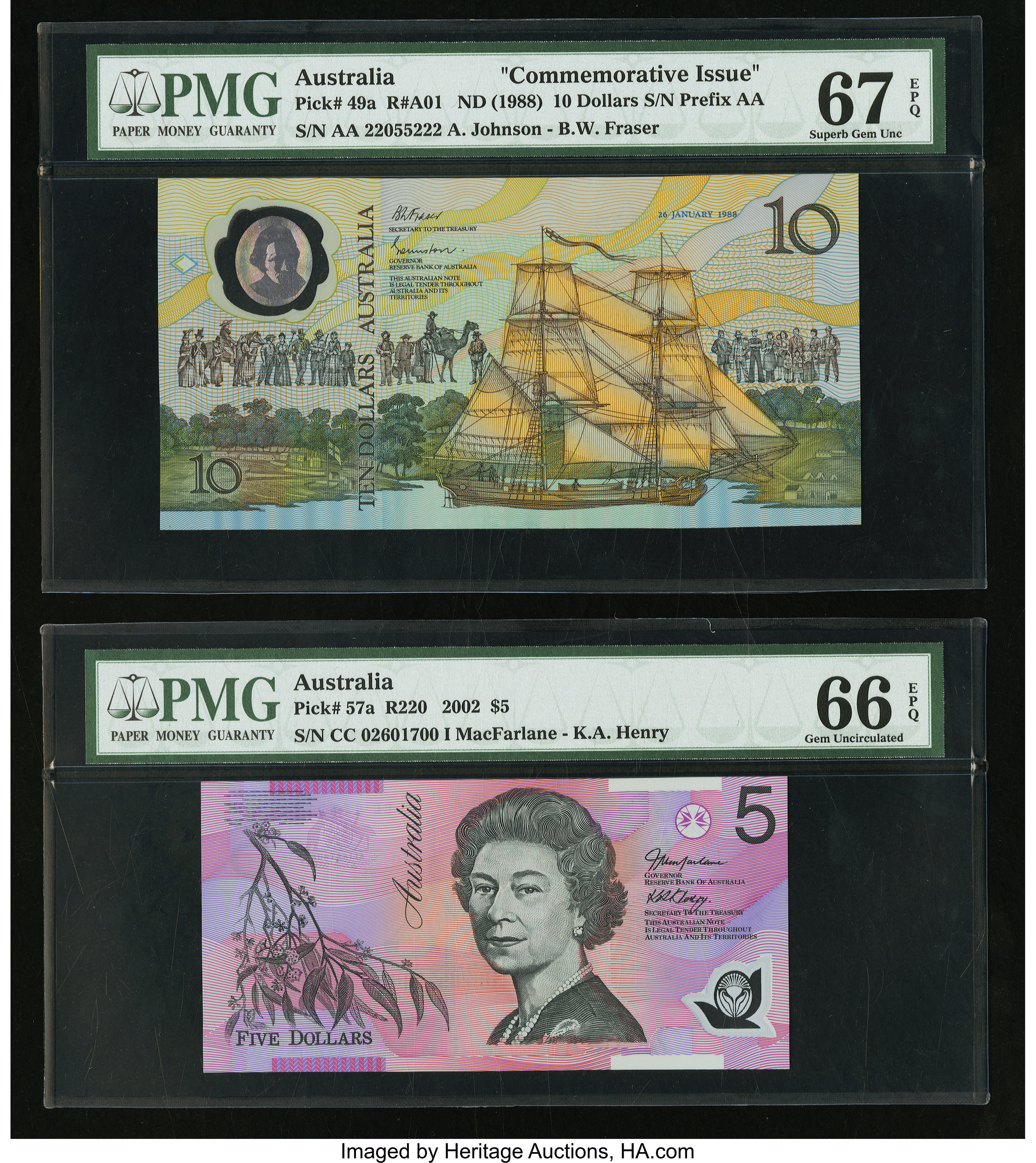image for: Australia  10 dollars (B217a)