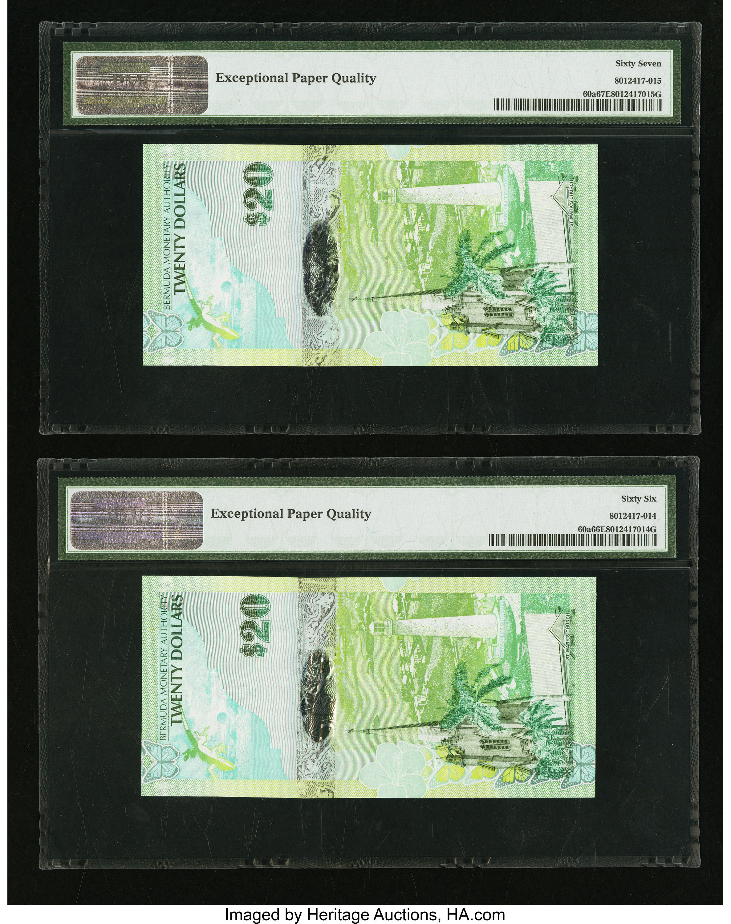 image for: Bermuda  20 dollars (B233as)