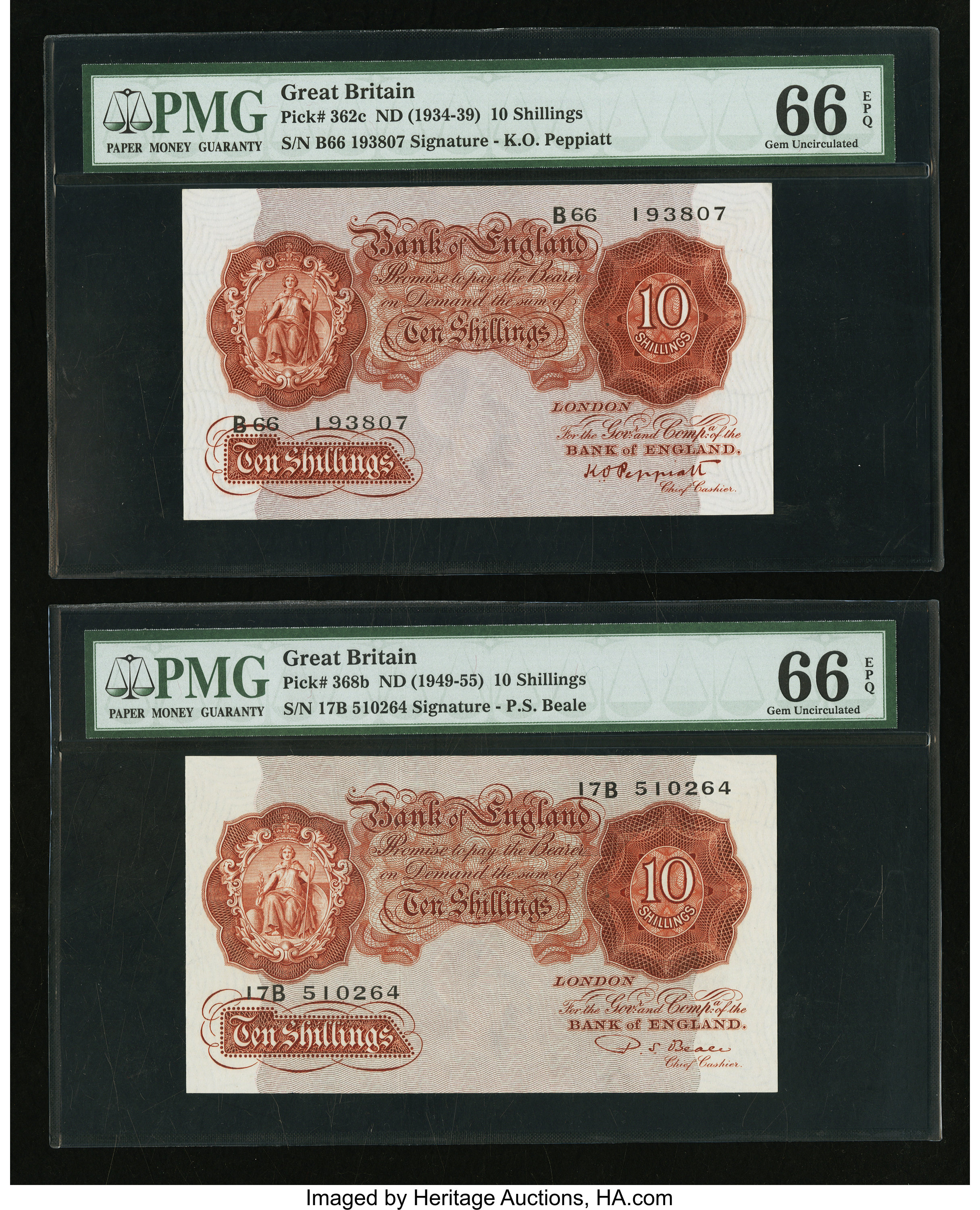 image for: United Kingdom  10 shillings (B171ds)