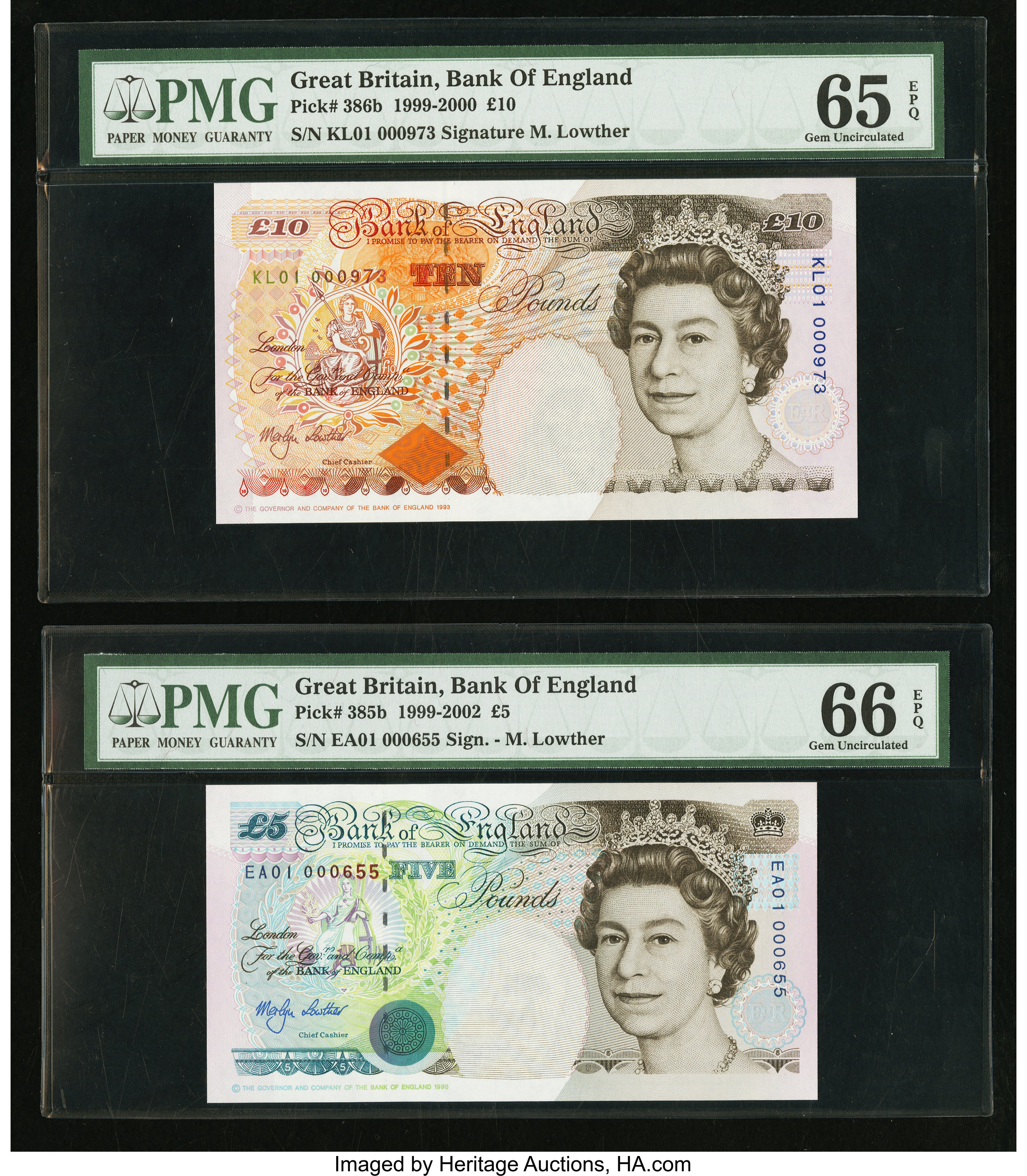 image for: United Kingdom  5 pounds (B198a)