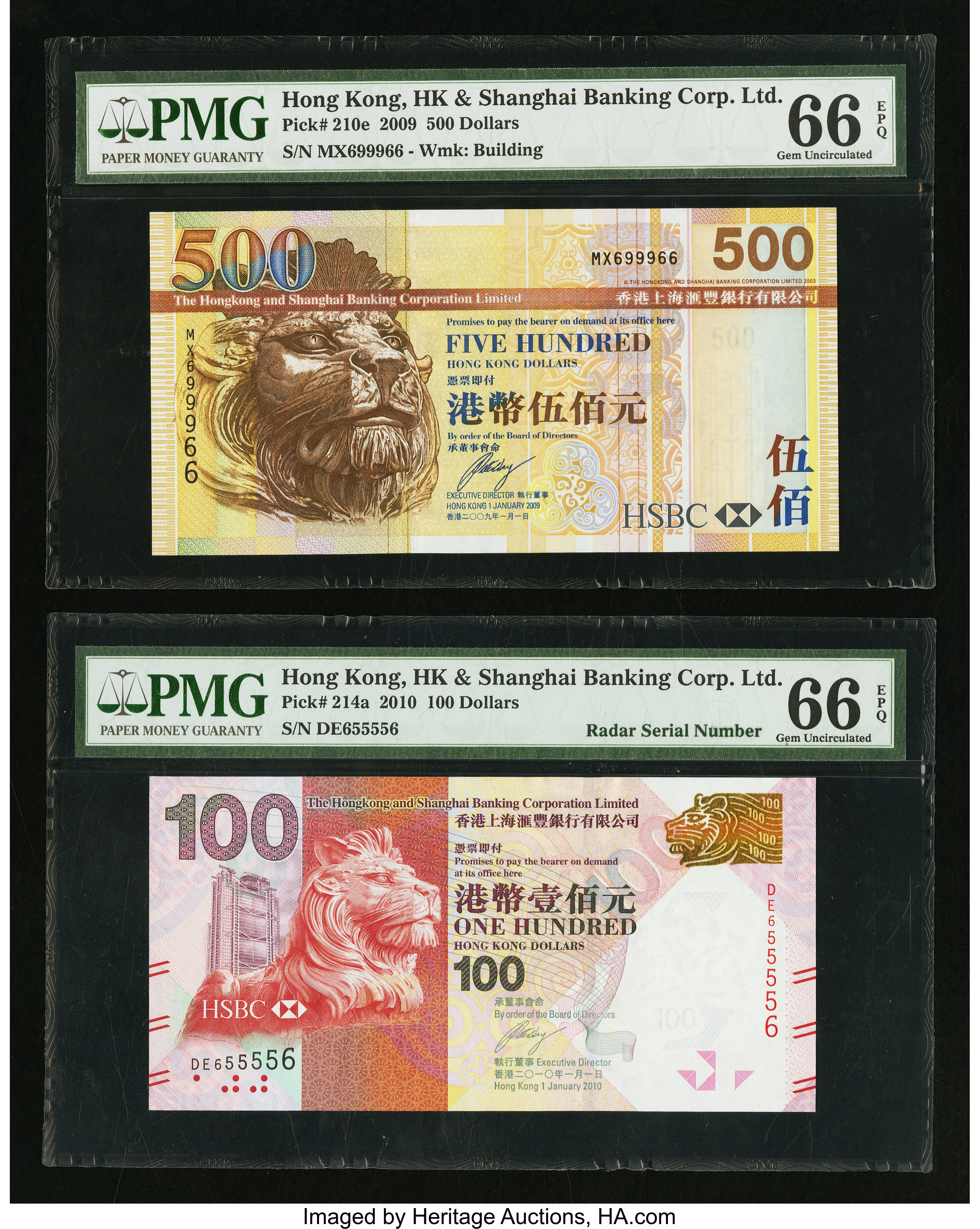 image for: Hong Kong  500 dollars (B689c)