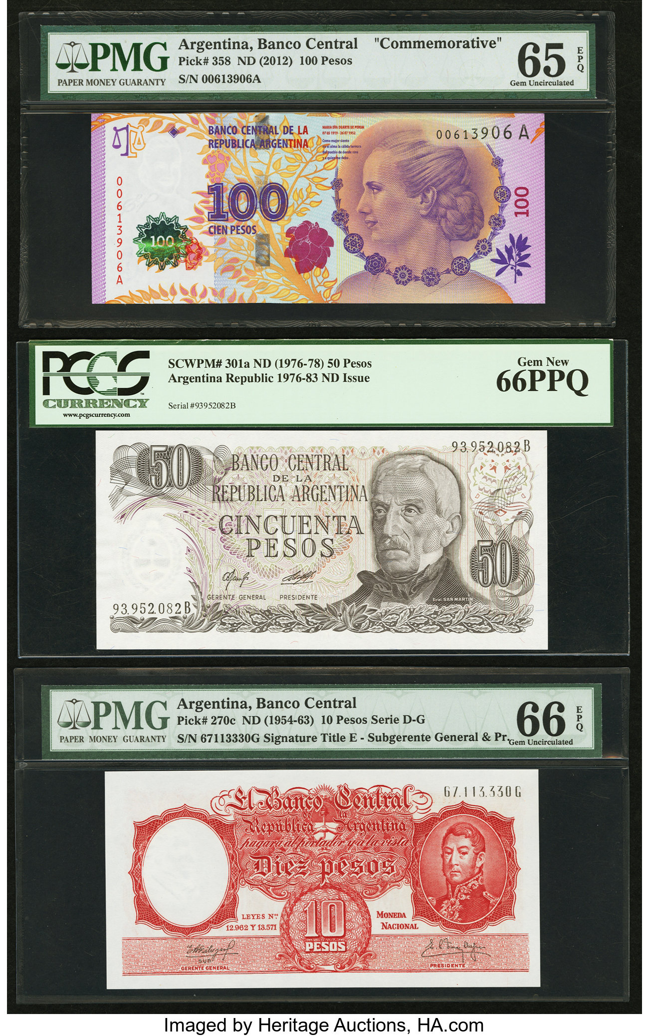 image for: Argentina  100 pesos (B412c)