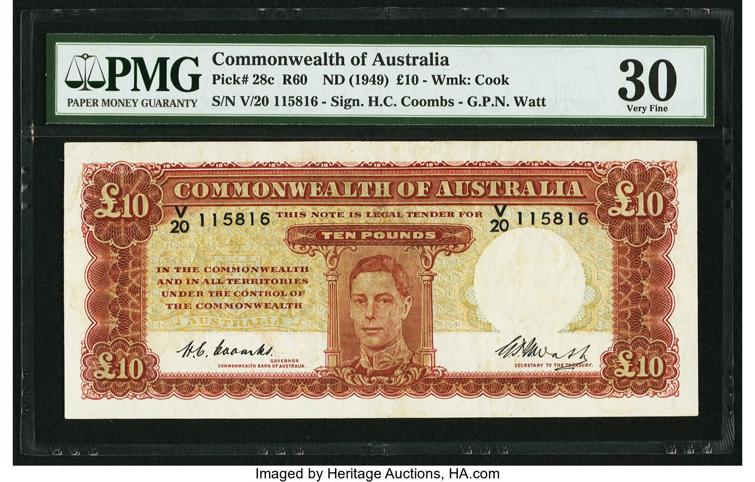 image for: Australia  100 pounds(B136a)