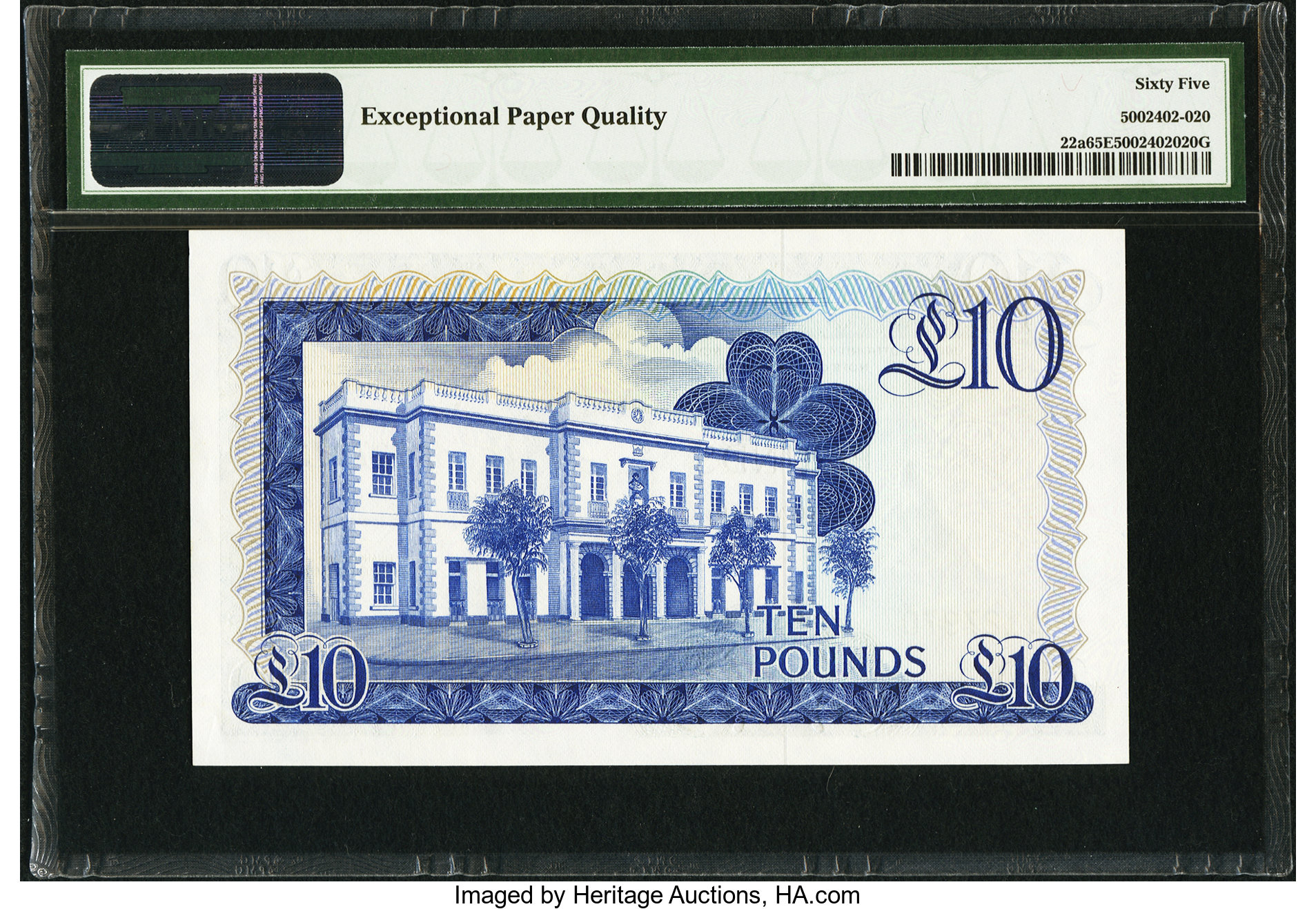 image for: Gibraltar  10 pounds (B120bs1)